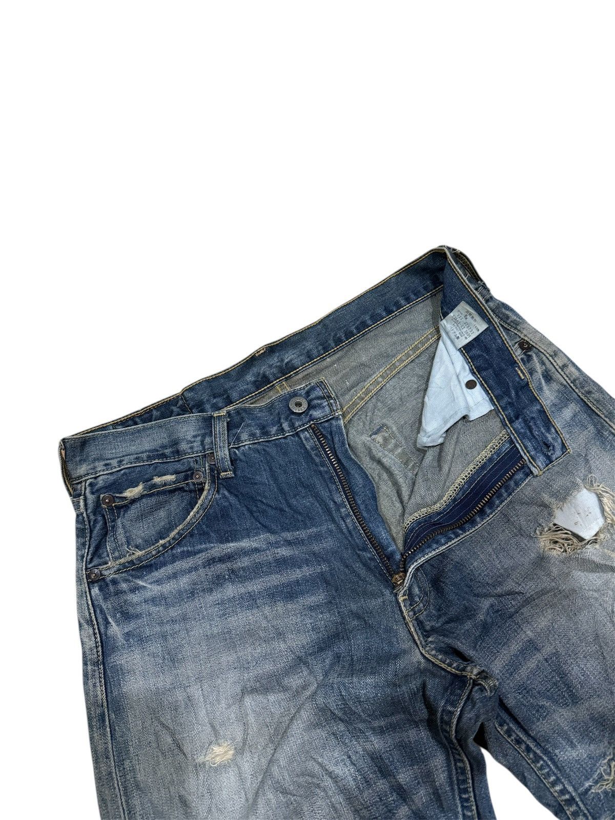 Levi's LEVI’S 503 KURT COBAIN GRUNGE DISTRESSED JEANS Size US 33 - 3 Thumbnail