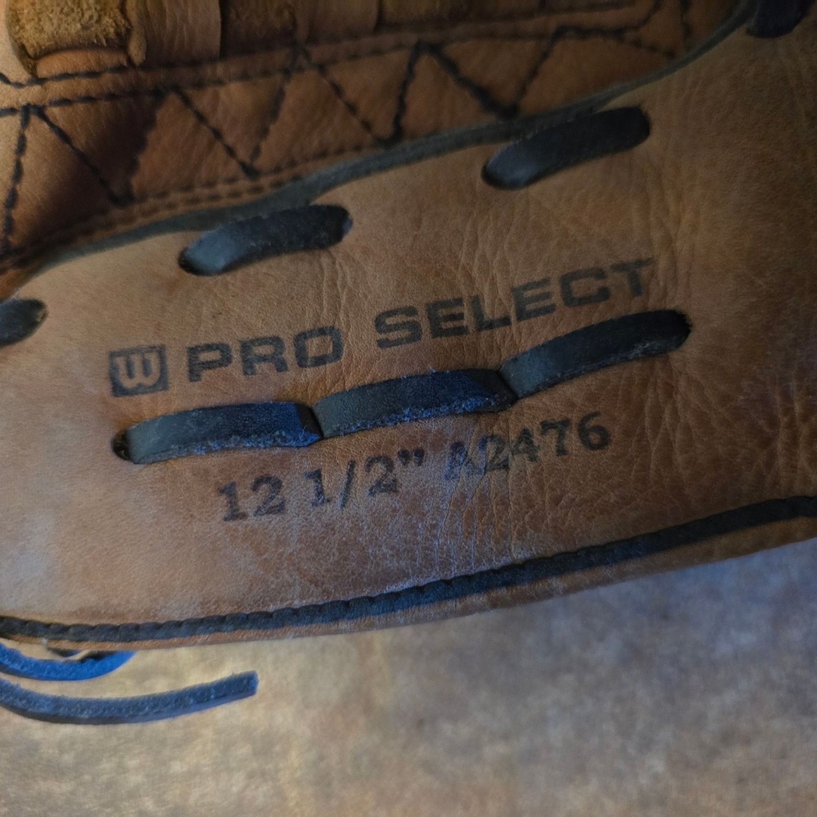 Other Black Brown | WILSON | Pro Select A2476 Glove Size ONE SIZE - 5 Thumbnail