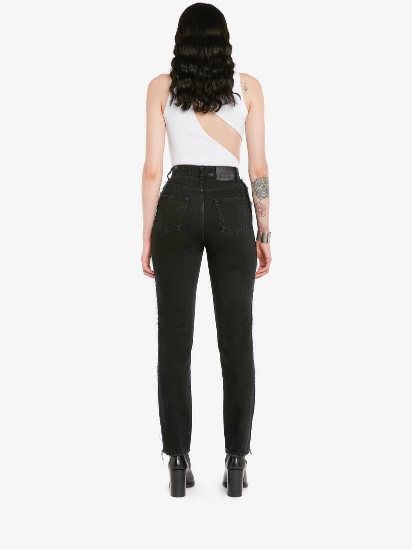 Alexander McQueen o1y0325 Bodysuit in White Size XS / US 0-2 / IT 36-38 - 4 Thumbnail