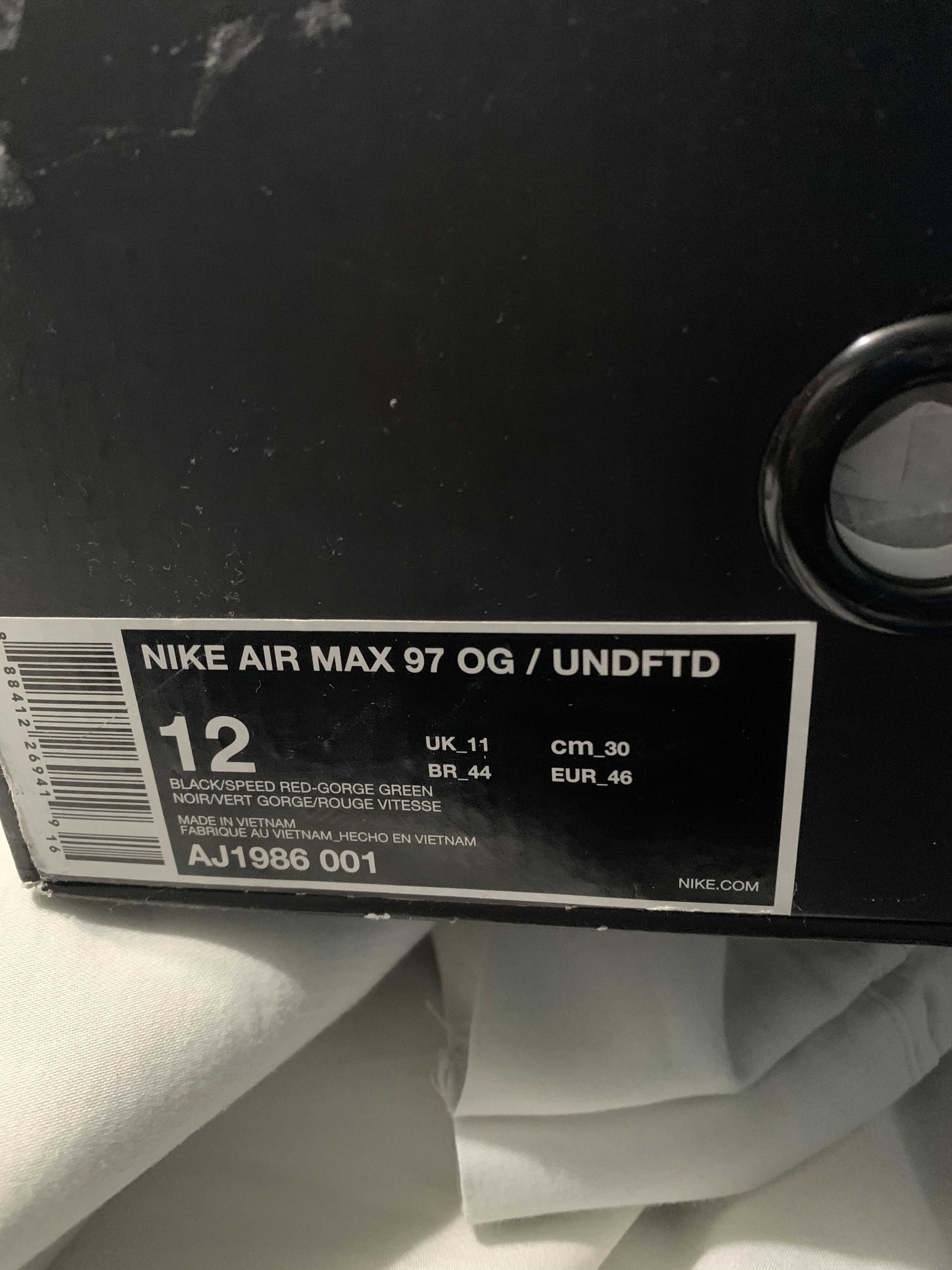Nike × Undefeated Original Air Max 97 Size US 12 / EU 45 - 10 Thumbnail