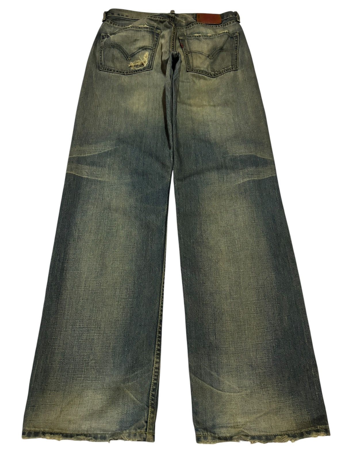 Levi's Y2k Vintage Levi’s 503 Mud Washed Distressed Jeans Size US 30 / EU 46 - 3 Thumbnail
