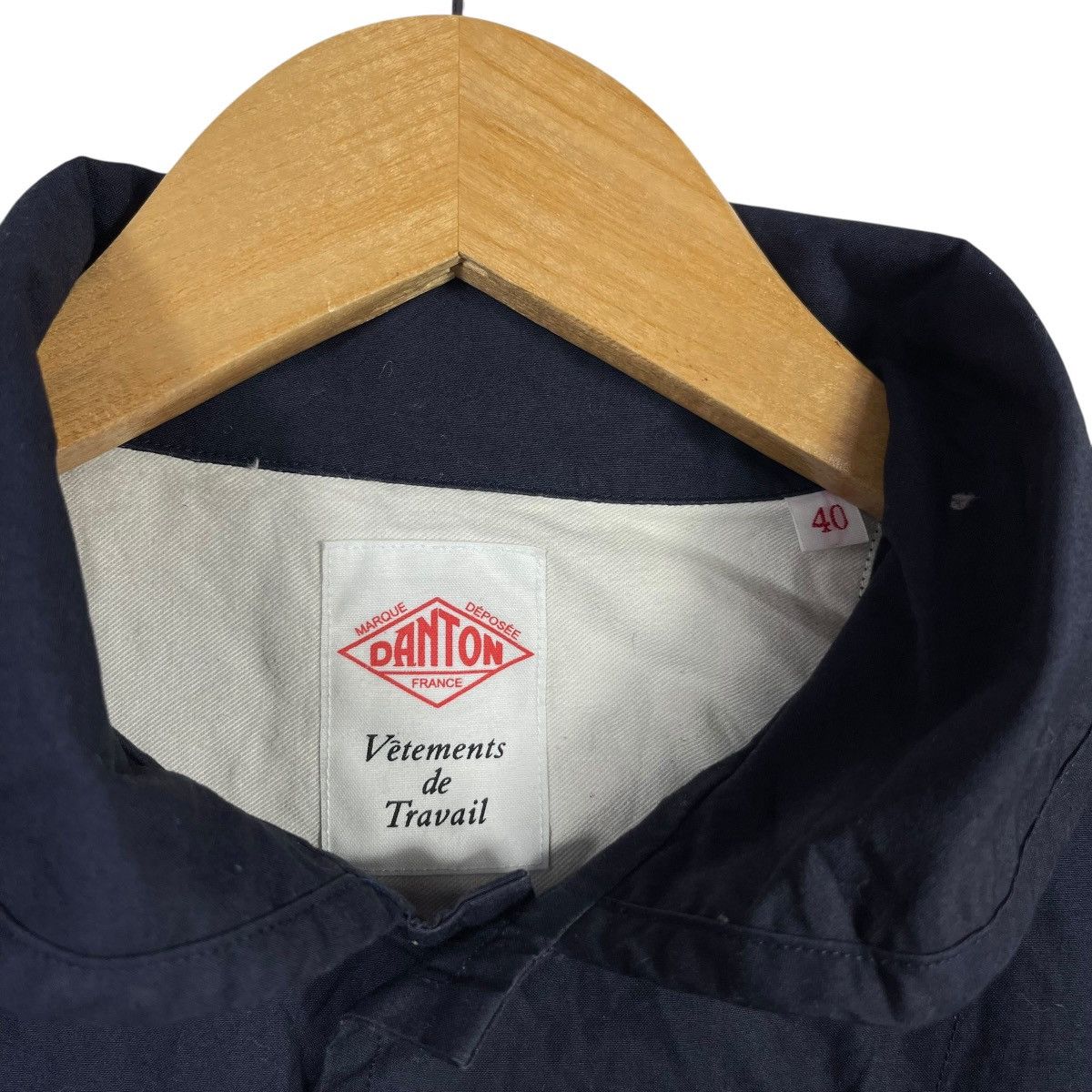 Danton Danton France Work Jacket Navy Cotton Made In Japan Size US M / EU 48-50 / 2 - 3 Thumbnail