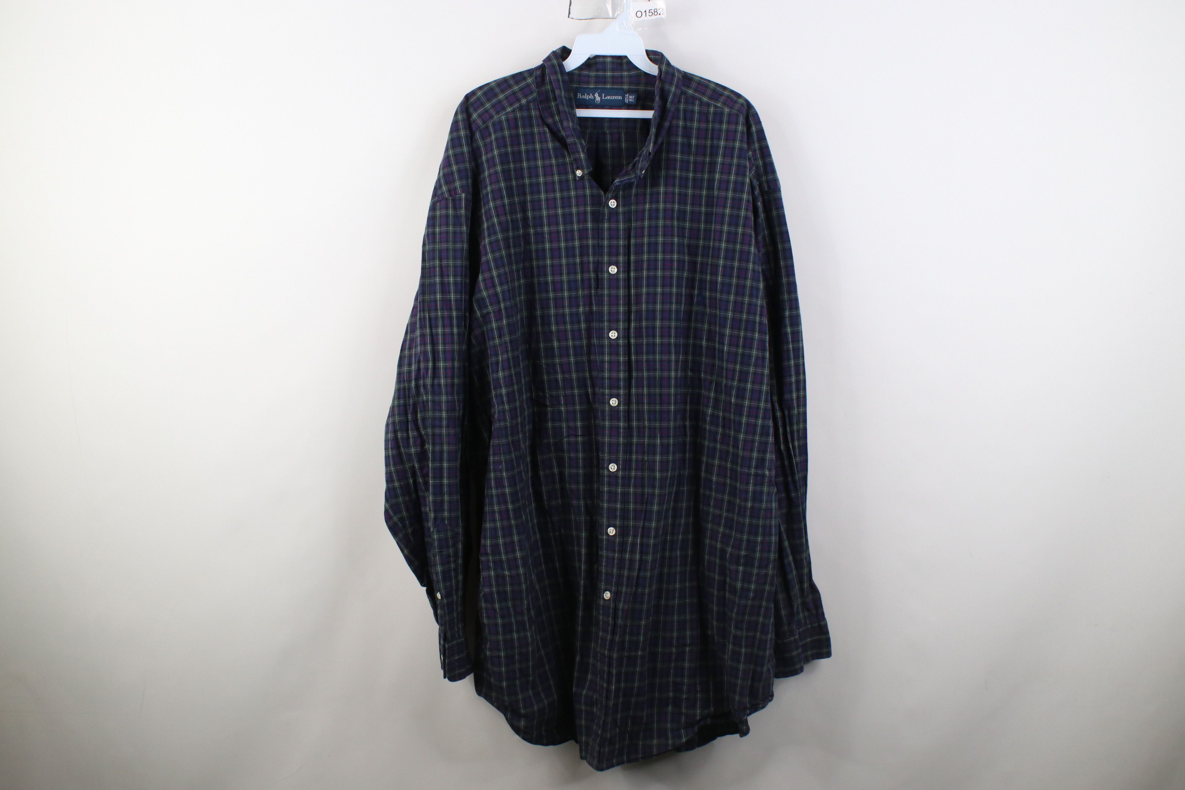 Polo Ralph Lauren Vintage 90s Ralph Lauren Button Down Shirt Plaid Cotton Size US XXL / EU 58 / 5 - 1 Thumbnail