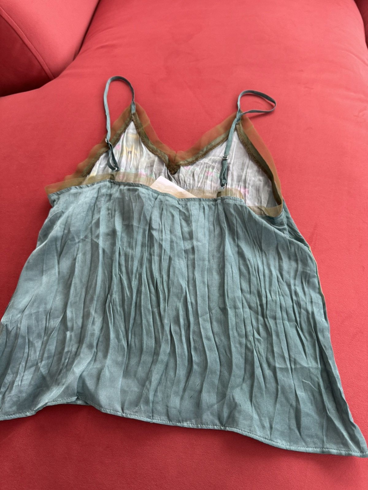 Acne Studios Acne Studios NEW camisole, blue/ green, size S-M Size M / US 6-8 / IT 42-44 - 8 Thumbnail