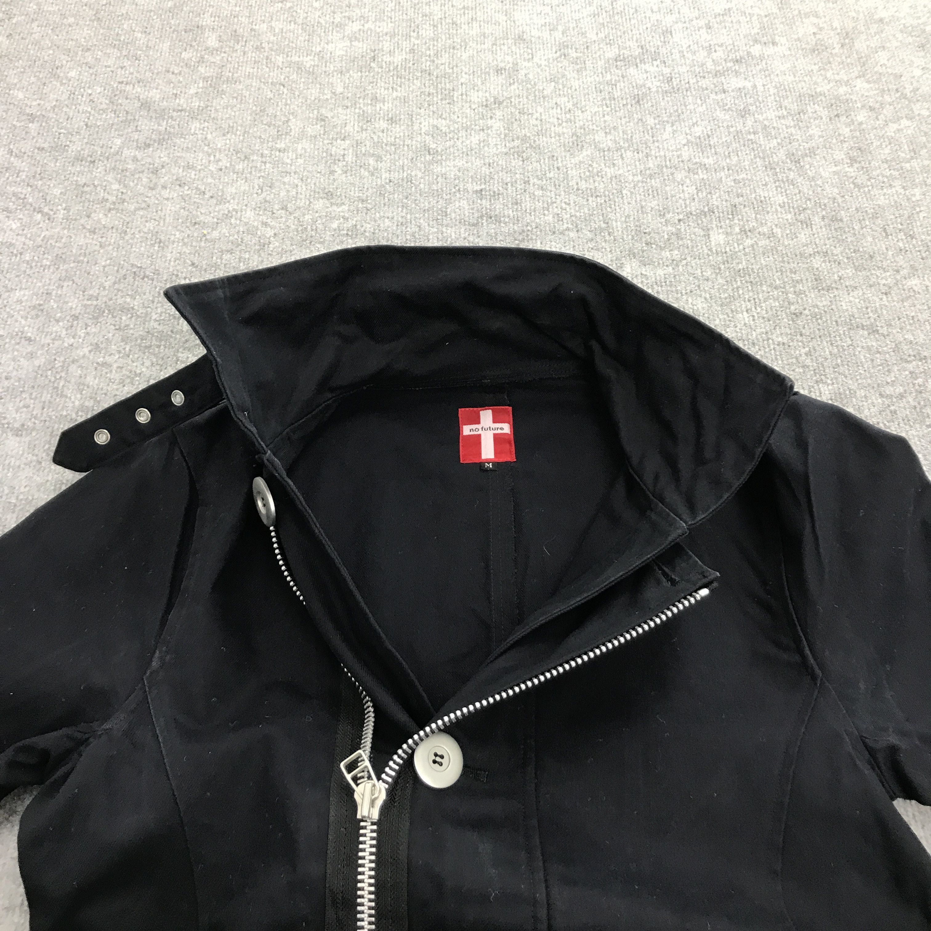 If Six Was Nine × Japanese Brand × No Future NO FUTURE PUNK ZIPPER JACKET BONDAGE DESIGN STYLE Size US M / EU 48-50 / 2 - 13 Thumbnail