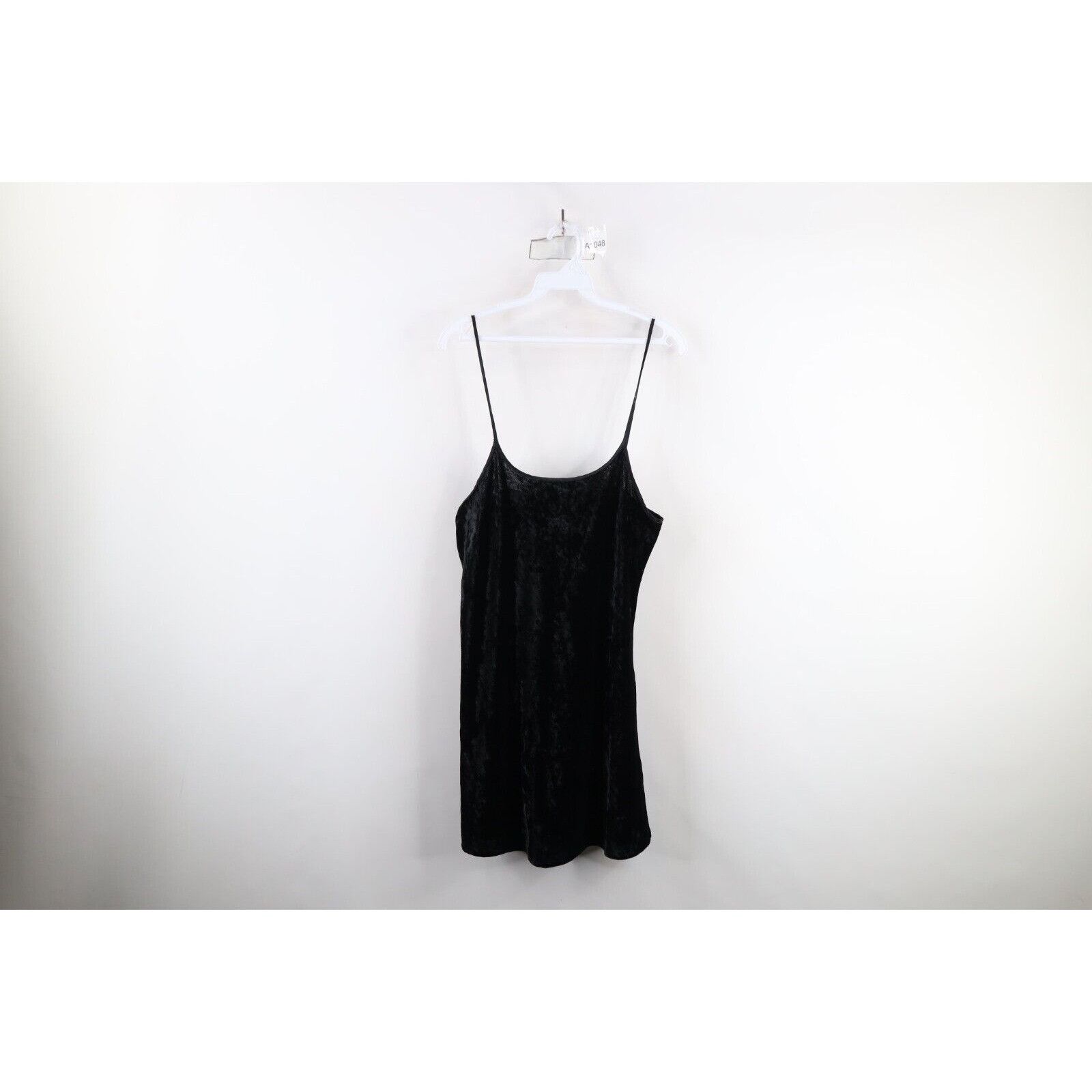 Vintage Vintage 90s Y2K Streetwear Babydoll Velvet Velour Dress Size S / US 4 / IT 40 - 1 Thumbnail