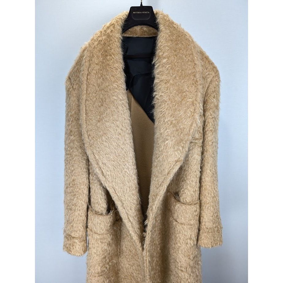 Bottega Veneta o1rshd1 Split Wool Mohair Coat in Paper Bag Size US M / EU 48-50 / 2 - 3 Thumbnail