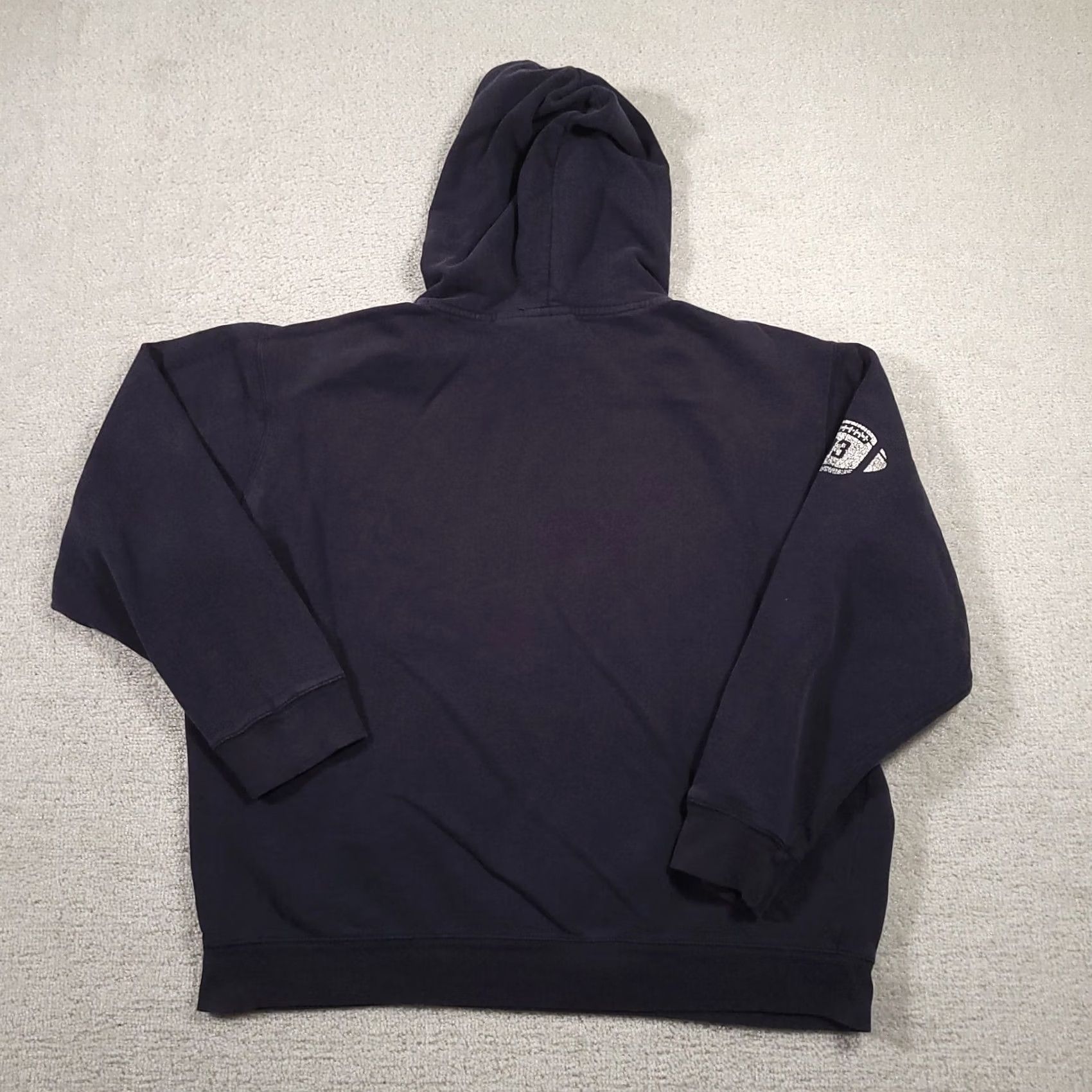 Aeropostale VINTAGE Aeropostale Hoodie Mens XL Navy Blue Sweatshirt Pullover Pockets Logo Cotton Blend Long Sleeve Drawstring Modern Y2K Style Gear Boys? Size US XL / EU 56 / 4 - 7 Thumbnail