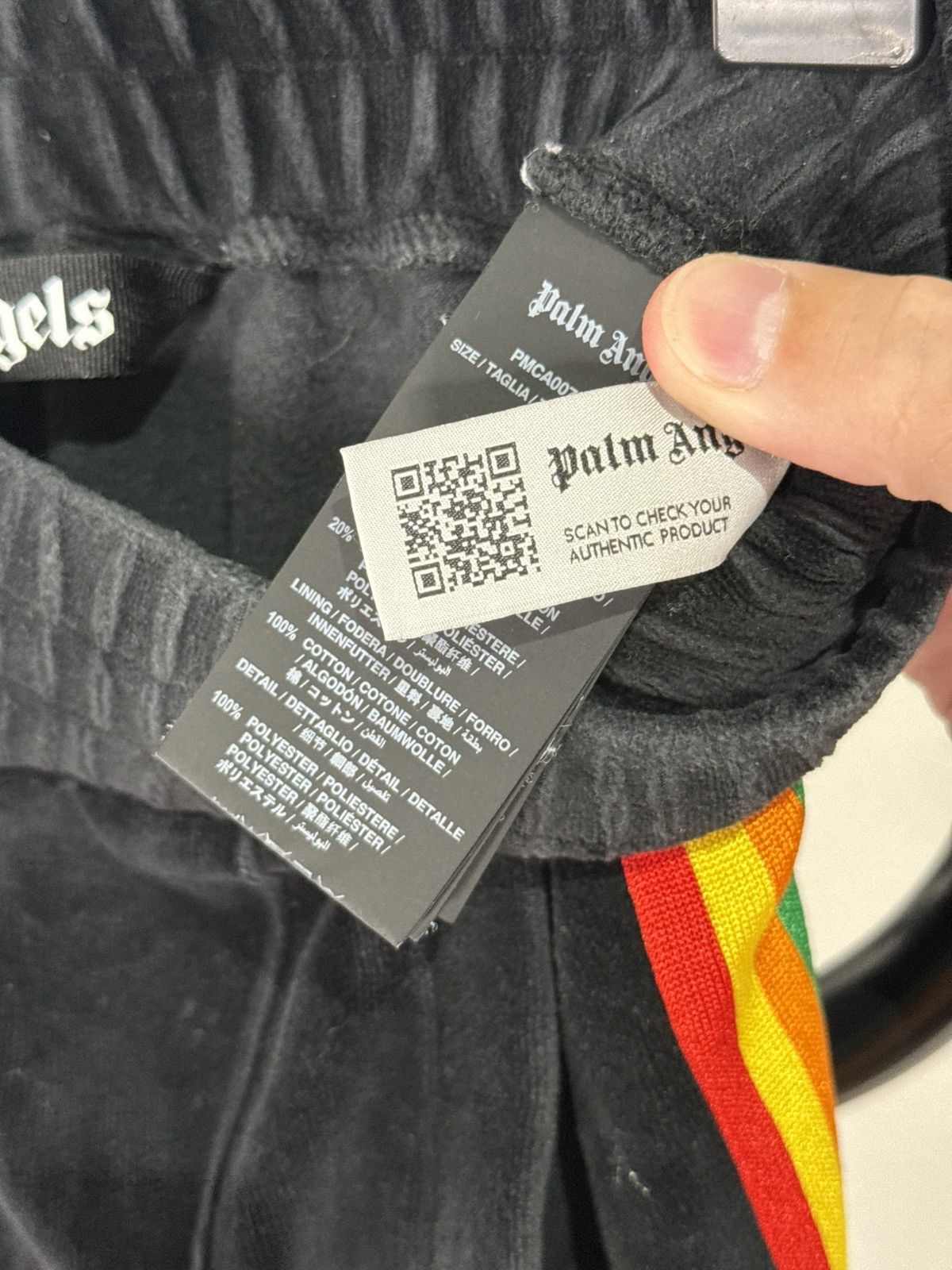 Palm Angels Palm Angels Rainbow Chenille Track Pants Size US 34 / EU 50 - 7 Thumbnail