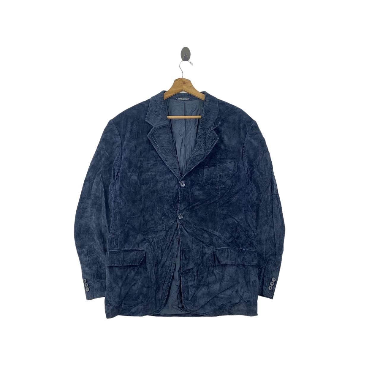 Vintage GOLIATH USUOMO VELLUTO Made In Italy Suede Blazer