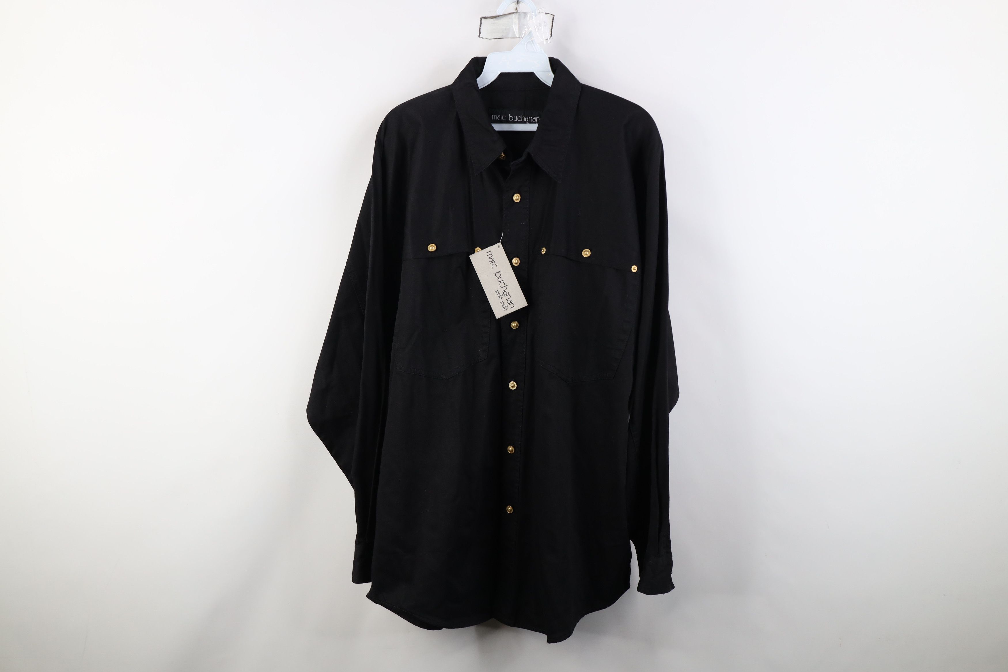 Pelle Pelle Deadstock Vintage 90s Pelle Pelle Collared Button Shirt Size US M / EU 48-50 / 2 - 1 Thumbnail