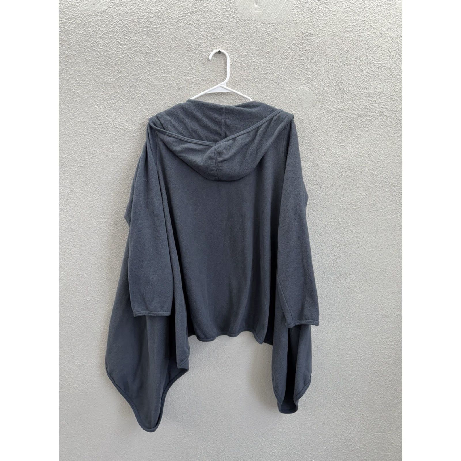 Vintage Cuddl Duds Climate Right Womens Cardi Size L/XL Gray Fleece Hooded Open Front Cardigan Cardigan Womens L/XL Gray Fleece Hooded Classic Size L / US 10 / IT 46 - 7 Thumbnail