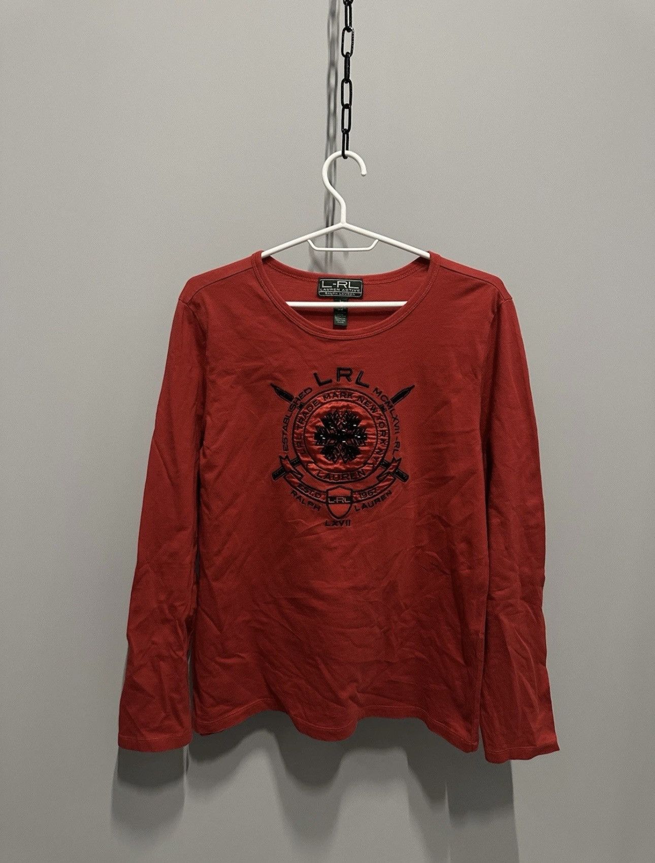Hysteric Glamour Ralph Lauren Vintage Longsleeve Chief Keef Japanese Warrior Size L / US 10 / IT 46 - 1 Thumbnail