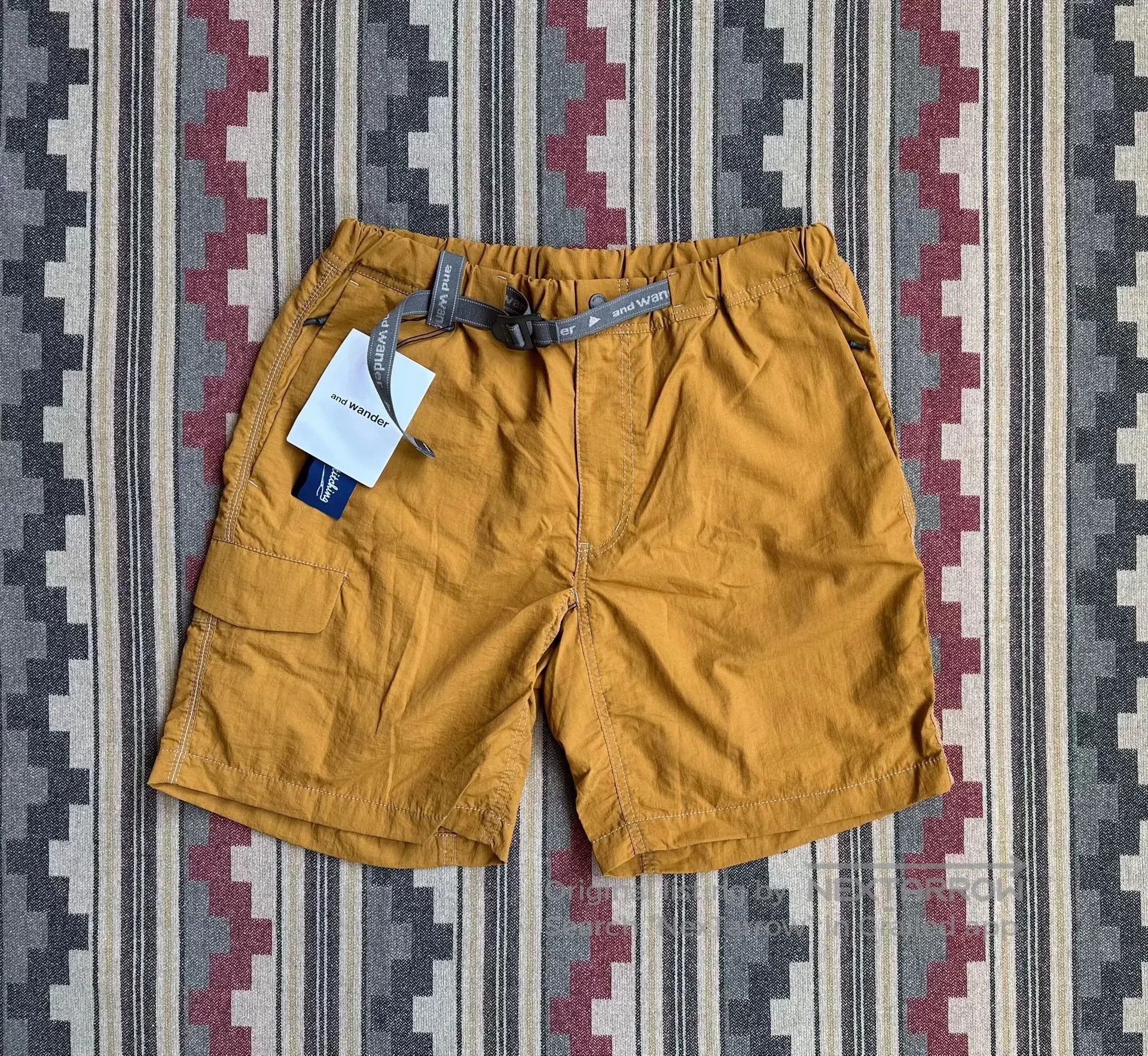 and wander taffeta hiker shorts.