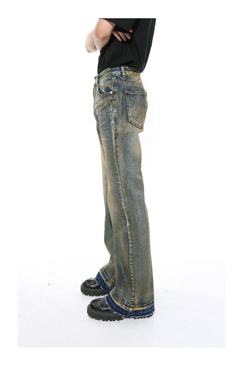 Japanese Brand × Jean Vintage niche design distressed straight jeans Size US 32 / EU 48 - 5 Thumbnail