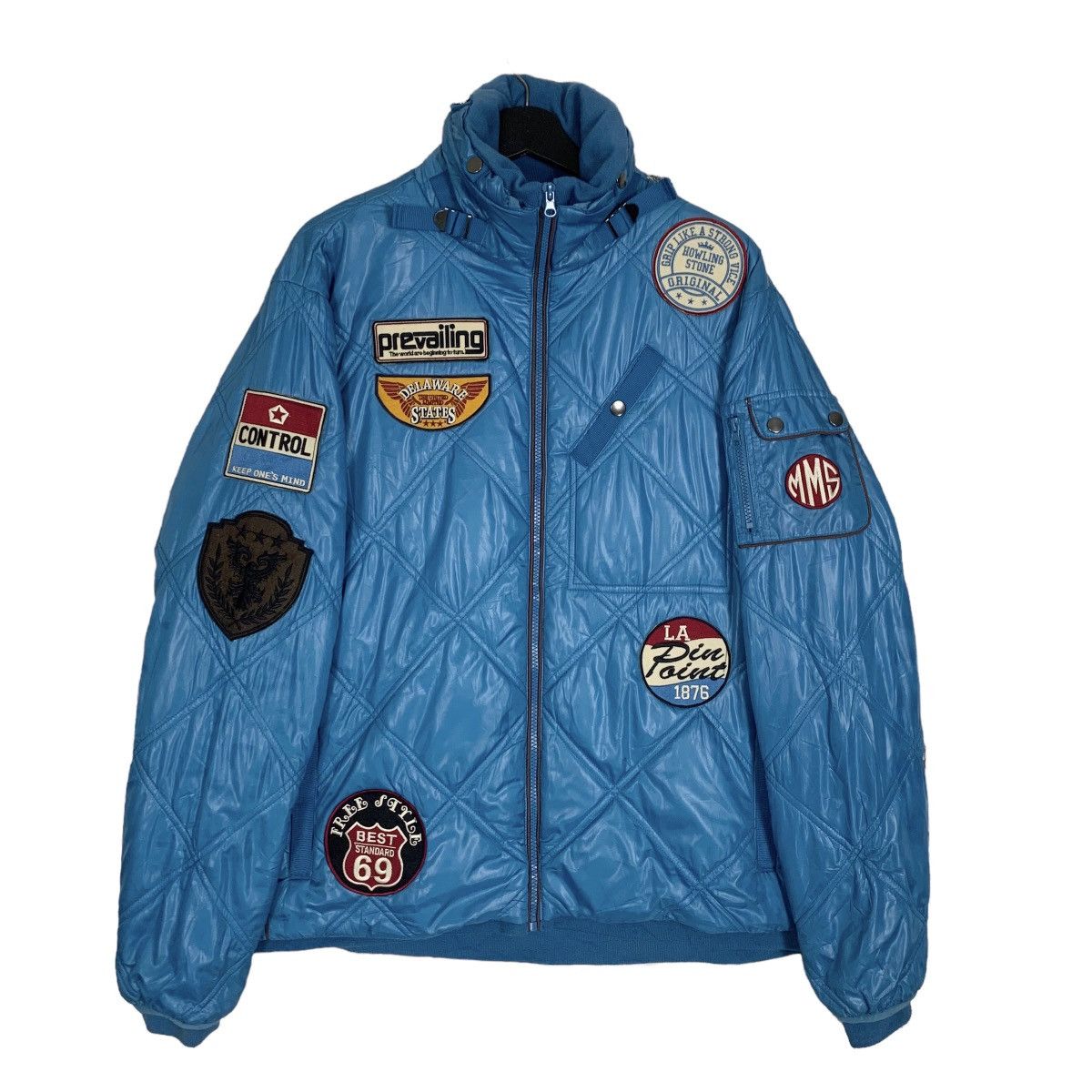 Vintage Vintage Clone Devgru Annivers Chiefs Camp Quilted Jacket Size US L / EU 52-54 / 3 - 2 Thumbnail
