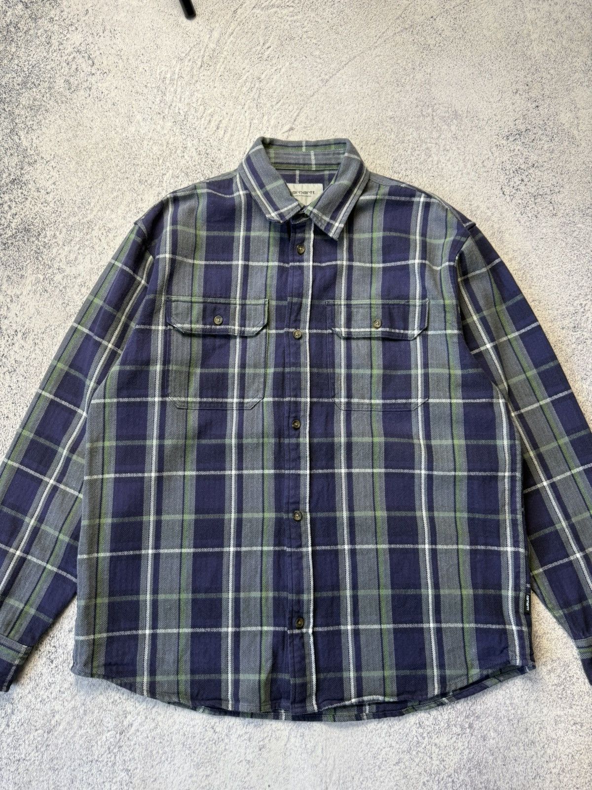 Carhartt Vintage Carhartt Flannel Jacket USA Y2K Size US L / EU 52-54 / 3 - 7 Thumbnail