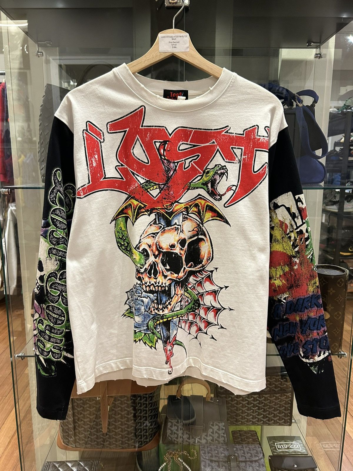 LOST INTRICACY Lost Intricacy X Ed Hardy LS Shirt Size US S / EU 44-46 / 1 - 1 Thumbnail