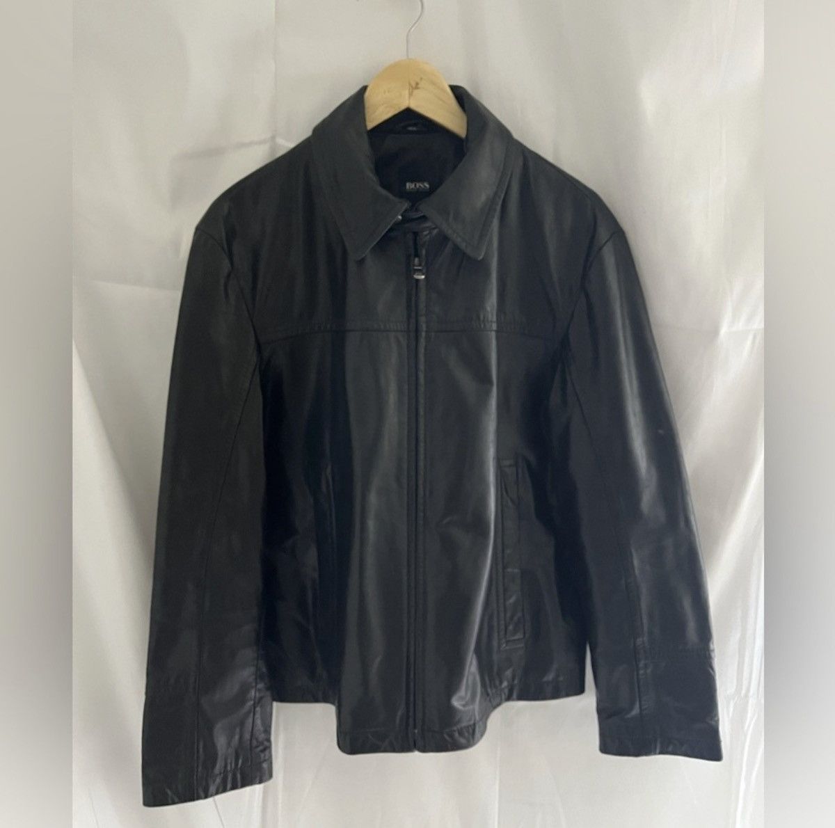 Hugo Boss Hugo Boss Leather Jacket Size US M / EU 48-50 / 2 - 1 Thumbnail