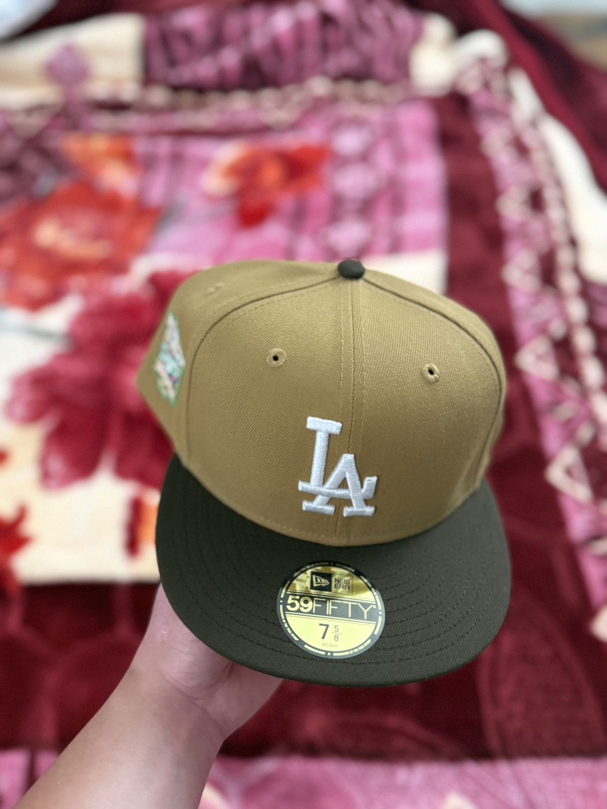 New Era Mag Park LA Dodgers Bagel & Lox Wheat/Walnut Fitted 7 5/8 Size ONE SIZE - 2 Thumbnail