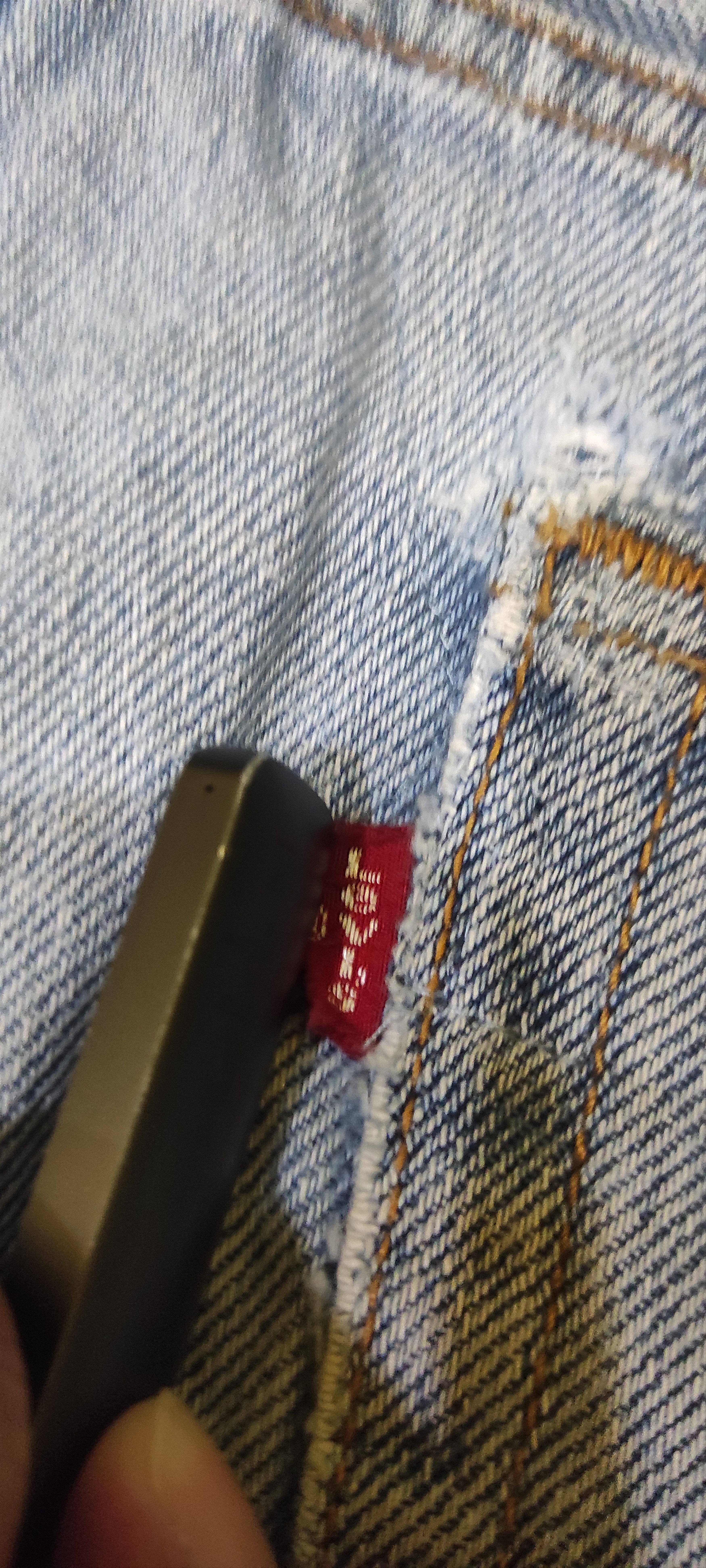 Levi's × Vintage Distressed Levis Denim Size US 40 / EU 56 - 8 Thumbnail