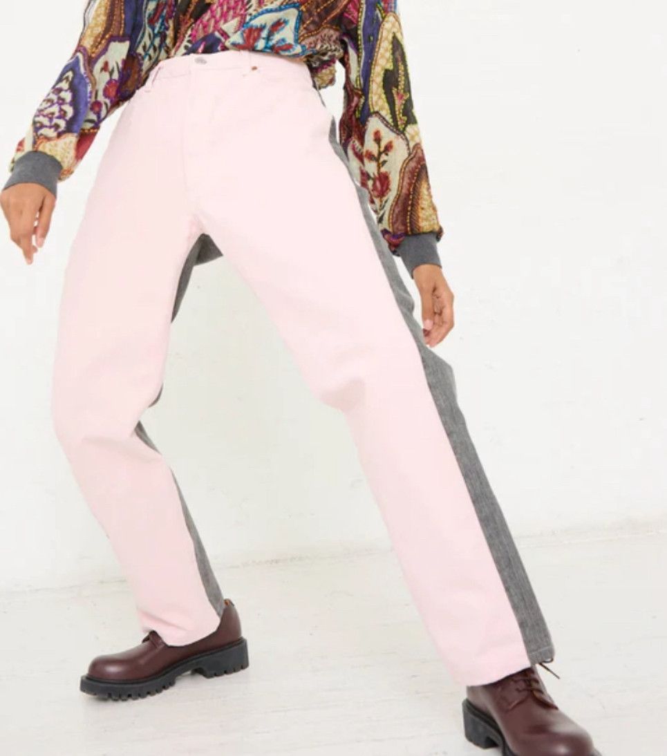 Bless BLESS No. 73 Jeanspleatfront in Pink/Black Size US 34 / EU 50 - 1 Thumbnail