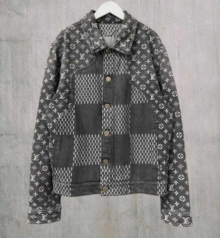 Louis Vuitton × Nigo Monogram Denim Jacket Size US L / EU 52-54 / 3 - 1 Thumbnail