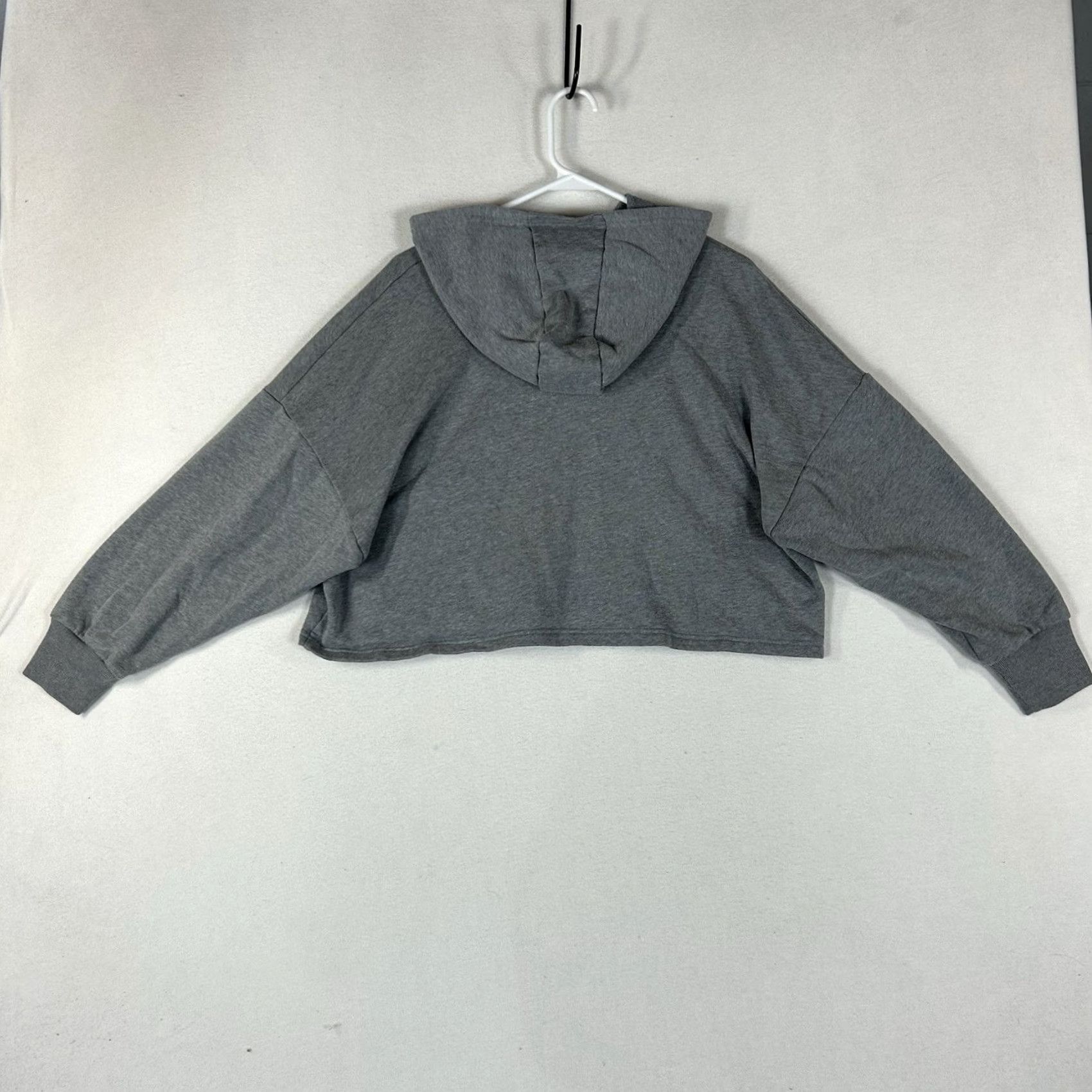 Under Armour Under Armour Project Rock Hoodie Womens S Gray Pullover Zipless Knit Logo Fringe Hooded Relaxed Pullover Sweatshirt Outdoor Sports Size S / US 4 / IT 40 - 6 Thumbnail