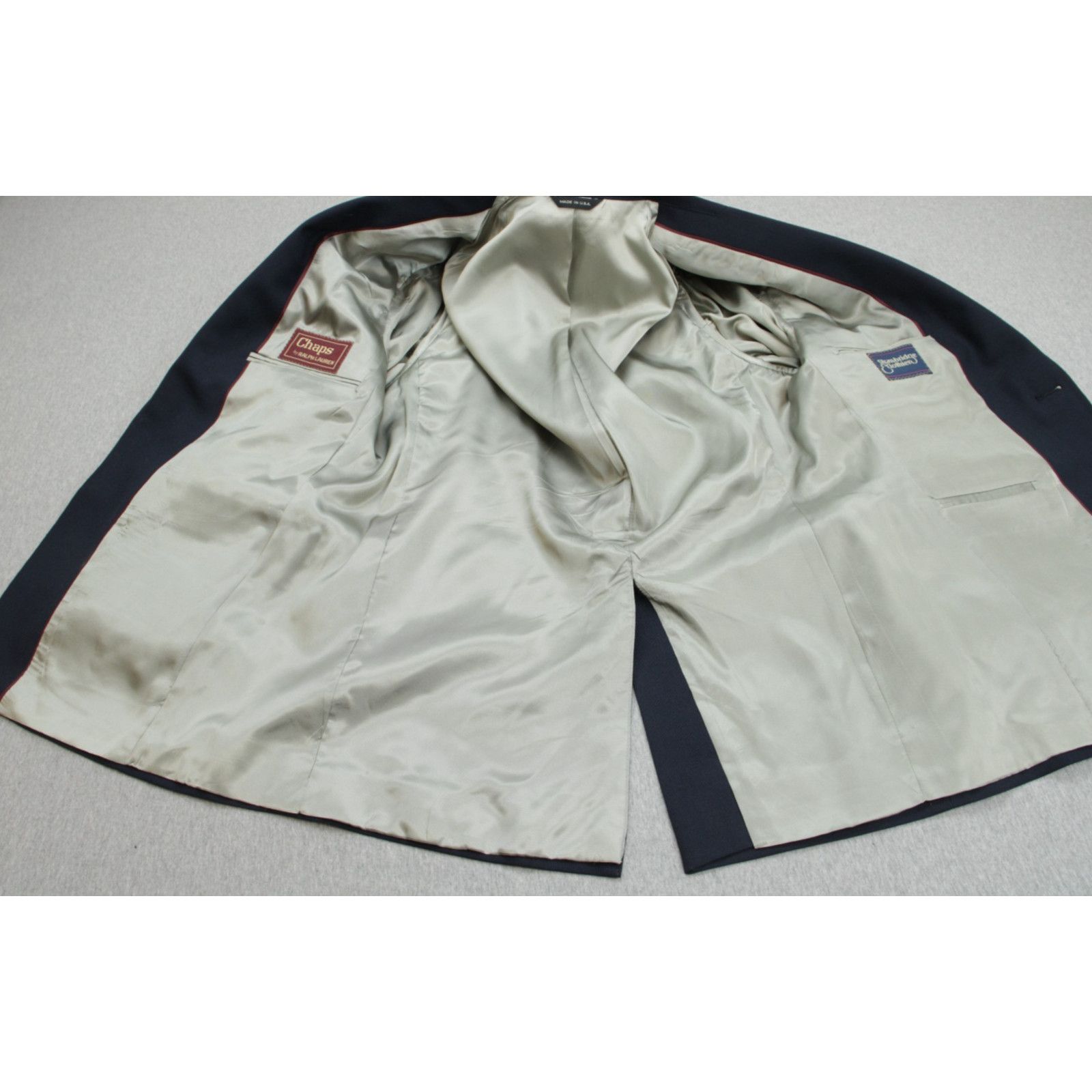 Chaps Ralph Lauren Chaps Ralph Lauren Blazer 42R Mens Navy Golden Buttons Size 42R - 4 Thumbnail