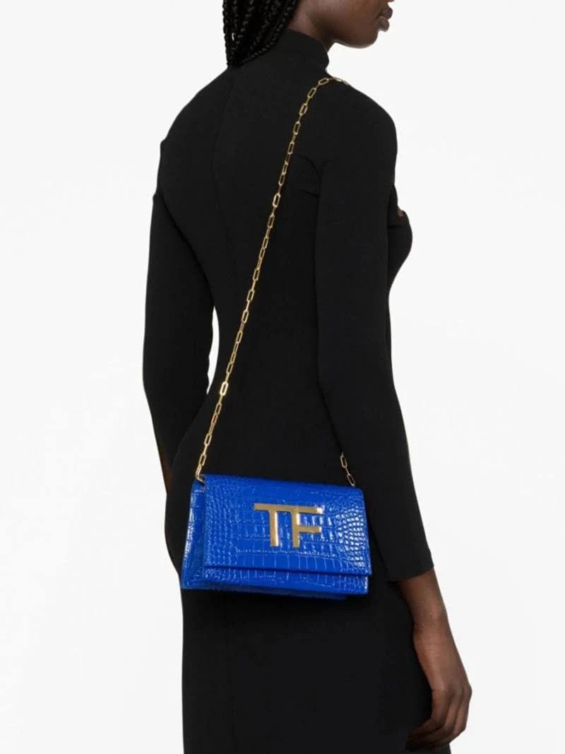 Tom Ford o1loc1c1024 Size: OS / L1619 Clutch Bag in Blue Size ONE SIZE - 6 Thumbnail