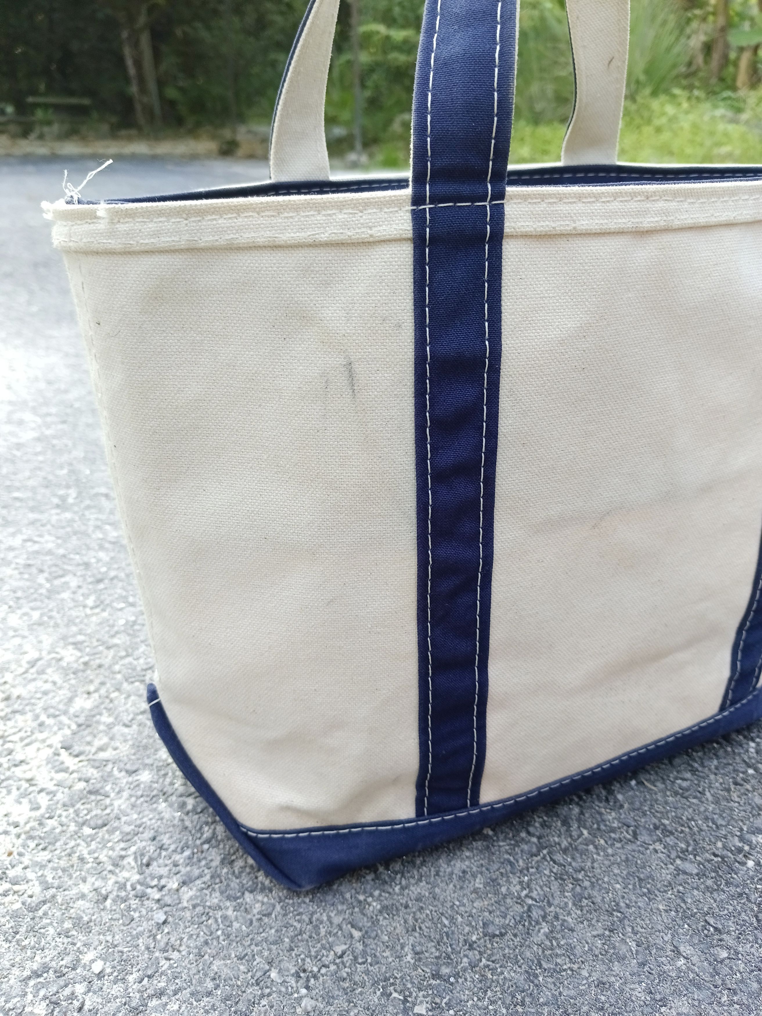 L.L. Bean VINTAGE 70s L.L BEAN TWO TONE HUGE TOTE BAG Size ONE SIZE - 4 Thumbnail
