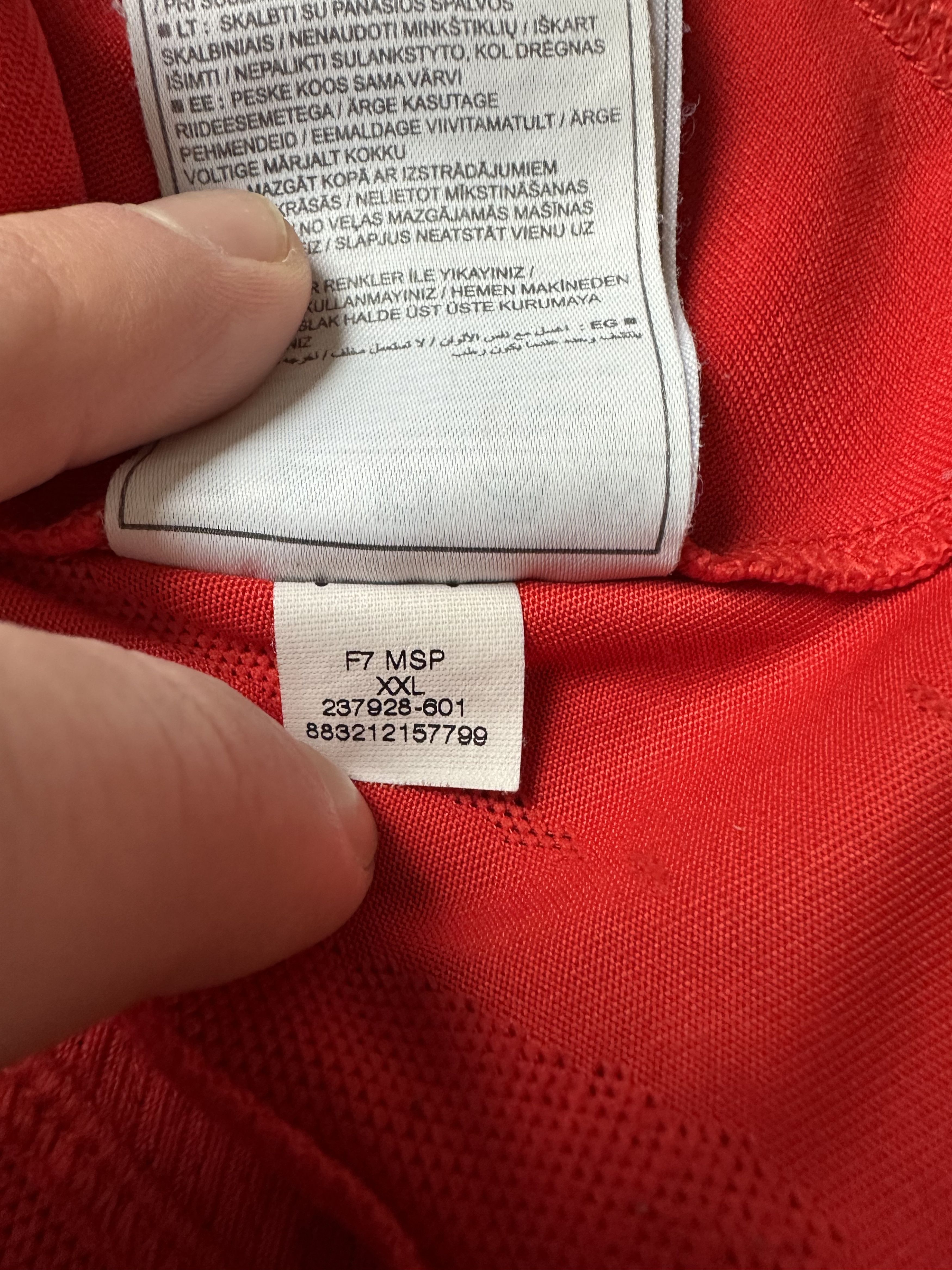 Nike Nike Manchester United Vintage Jersey Size US XXL / EU 58 / 5 - 10 Thumbnail