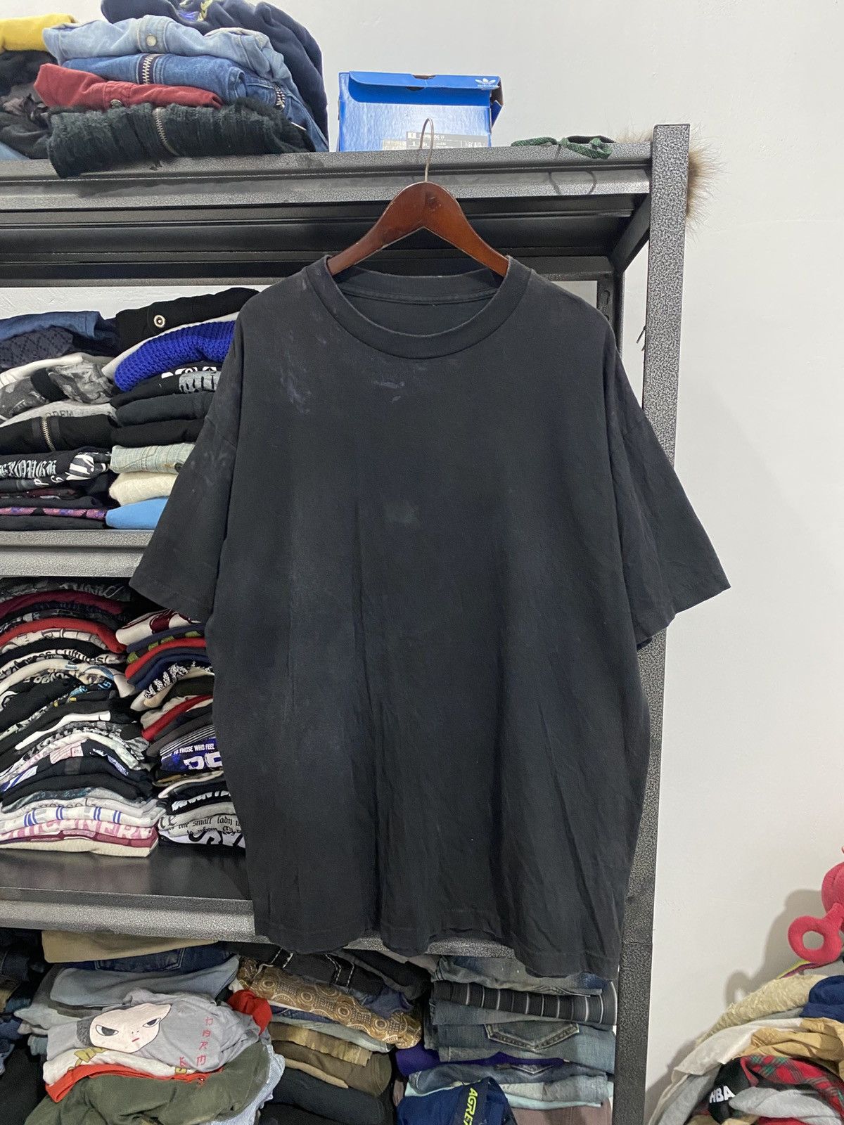 Vintage 🖤BLACKFRIDAY🖤Vintage 90s Blank Tee Size US XL / EU 56 / 4 - 1 Thumbnail