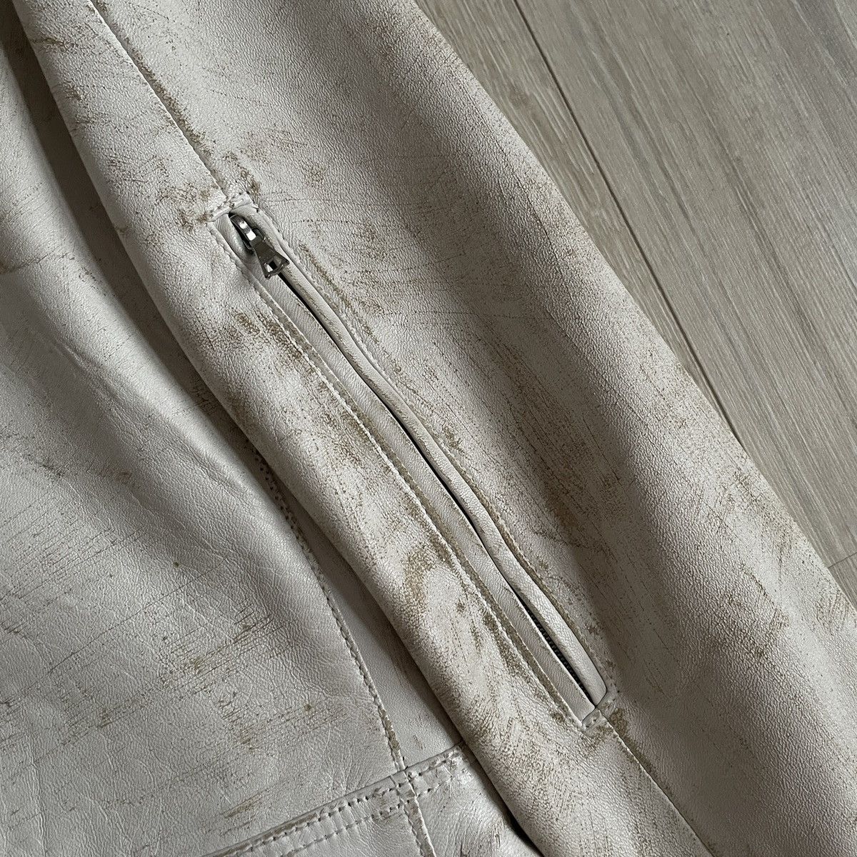 A.F. Vandevorst Ruffo Research SS2000 leather jacket by A.F. Vandevorst Size S / US 4 / IT 40 - 9 Thumbnail