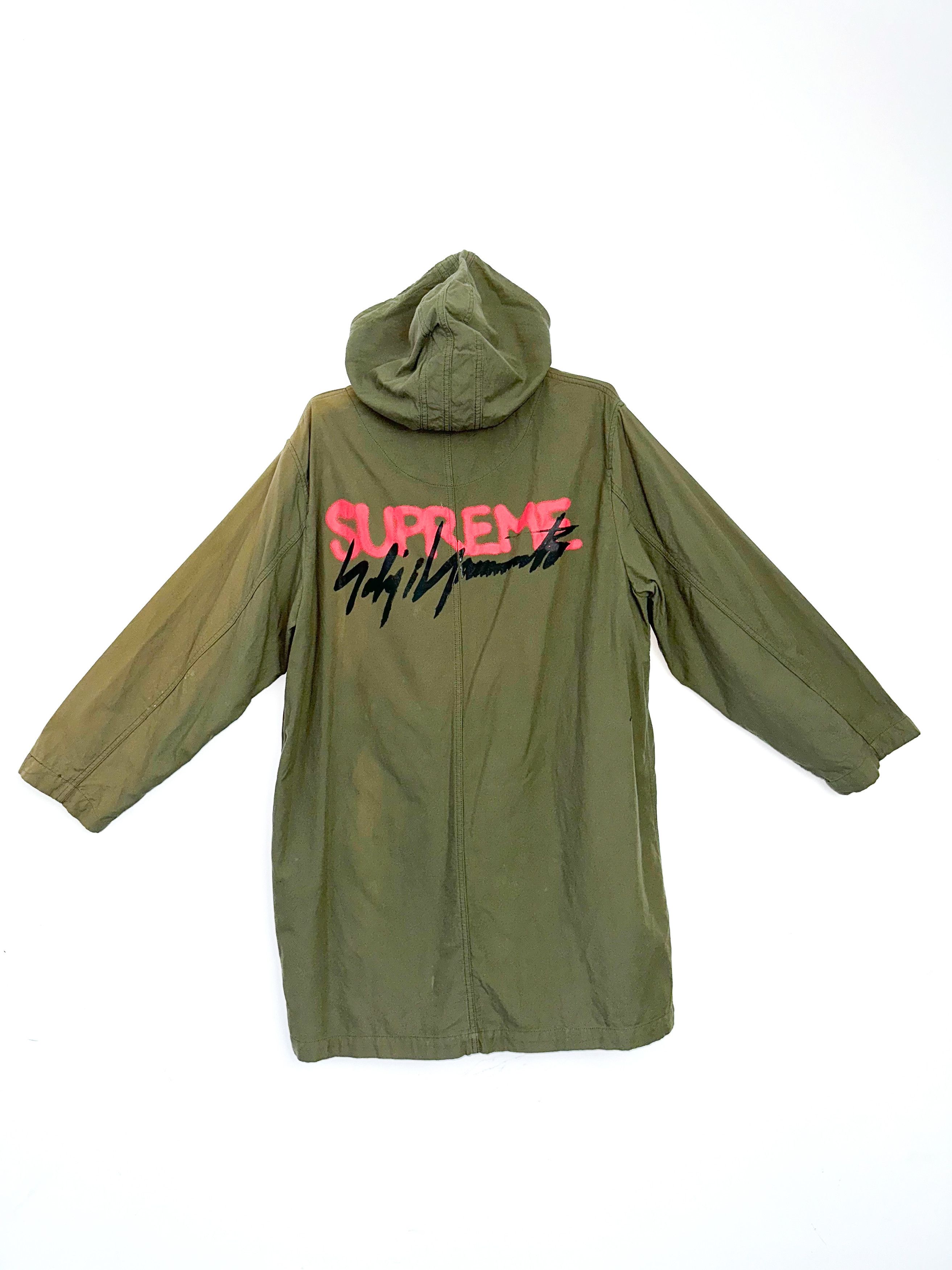 Supreme × Yohji Yamamoto YOHJI YAMAMOTO X SUPREME KHAKI PARKA JACKET Size US S / EU 44-46 / 1 - 2 Thumbnail