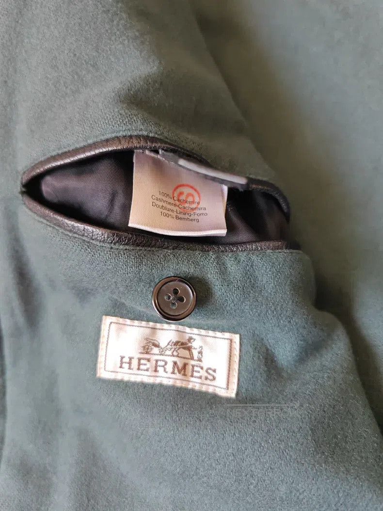 Hermes Hermes Black Buffalo Leather Classic Style, Lined with 100 Size US M / EU 48-50 / 2 - 7 Thumbnail