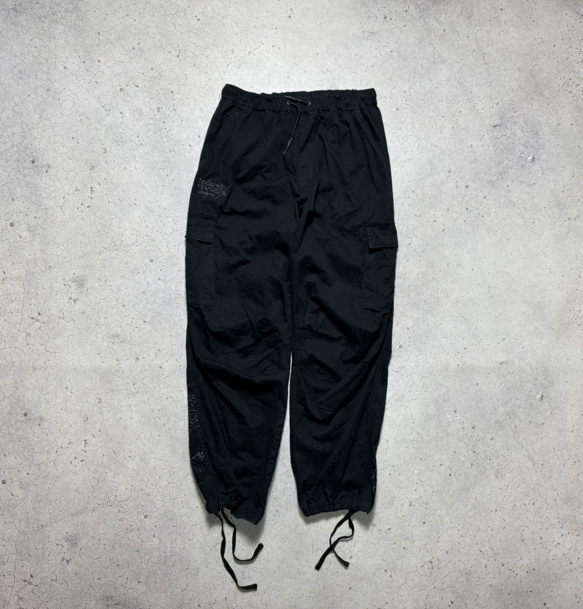 Ed Hardy Black Cargo Pants Vintage