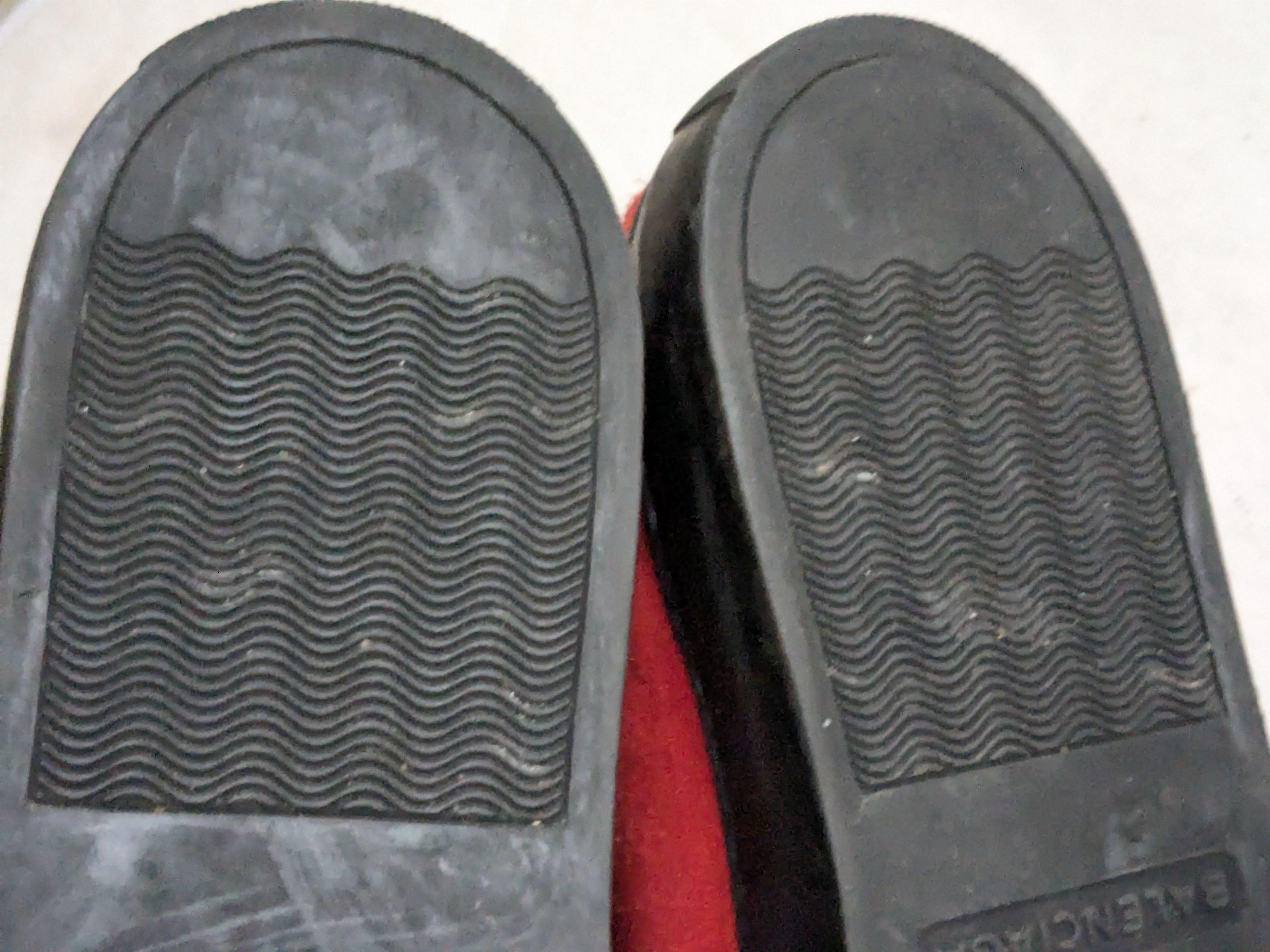 Balenciaga Balenciaga Arena Red Black High Tops 14 Suede Leather Size US 14 / EU 47 - 15 Thumbnail