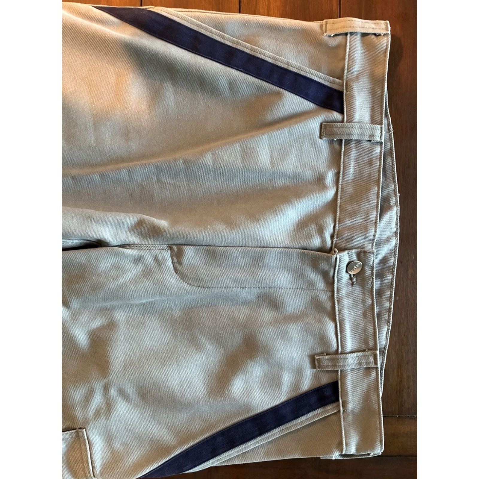 Vintage ROFA Canvas Pants Carpenter Work Pants 48 Regular Gray Men 32in Inseam Size US 32 / EU 48 - 3 Thumbnail