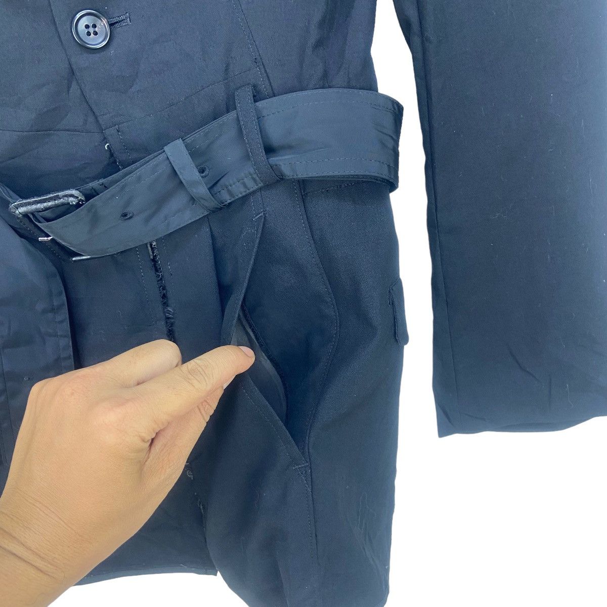 Junya Watanabe Junya Watanabe Comme des Garçons Sample Wool Distressed Coat Size S / US 4 / IT 40 - 17 Thumbnail