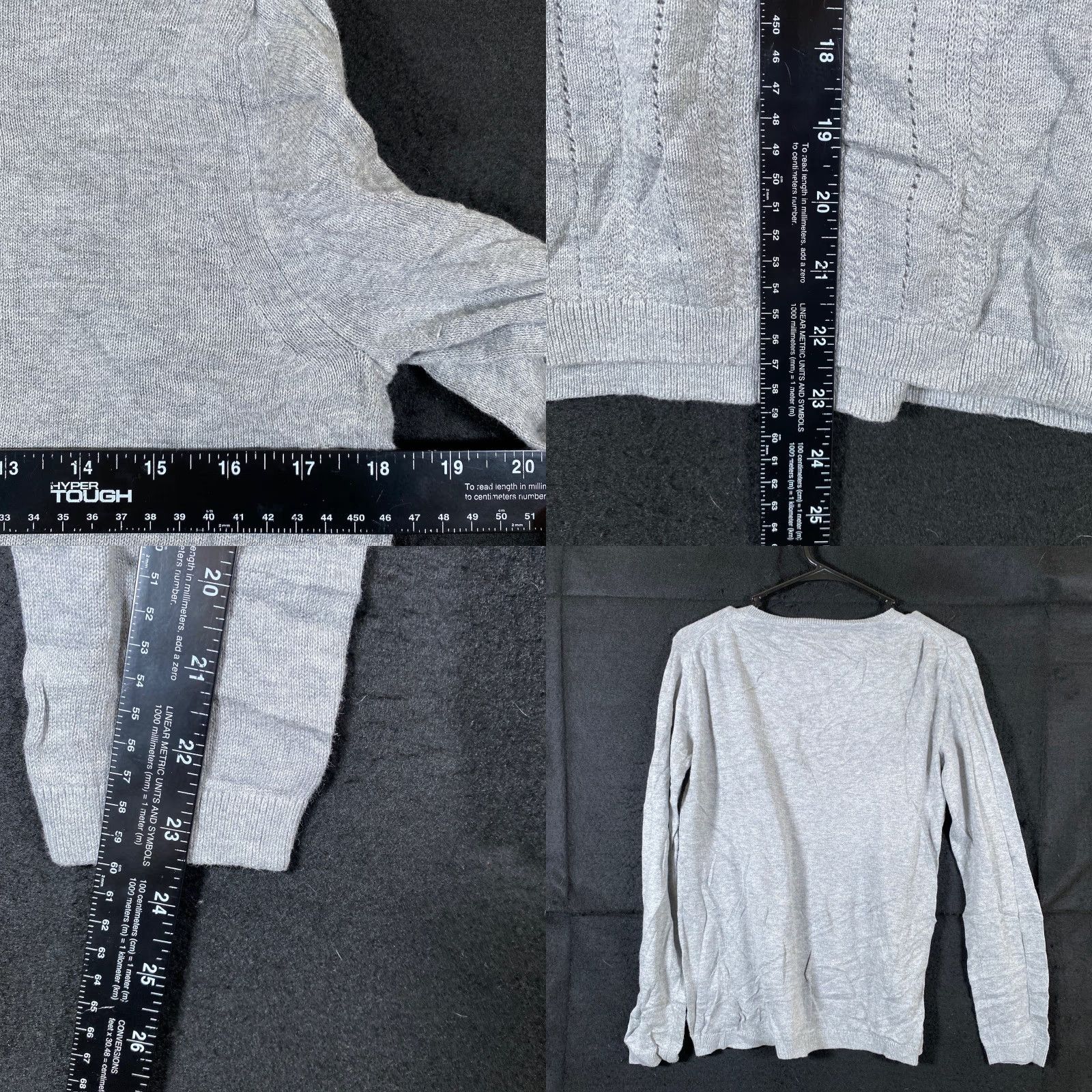 Banana Republic Banana Republic Mens Sweater Gray Crew Neck Long Sleeve Cotton Blend Medium Size US M / EU 48-50 / 2 - 8 Thumbnail