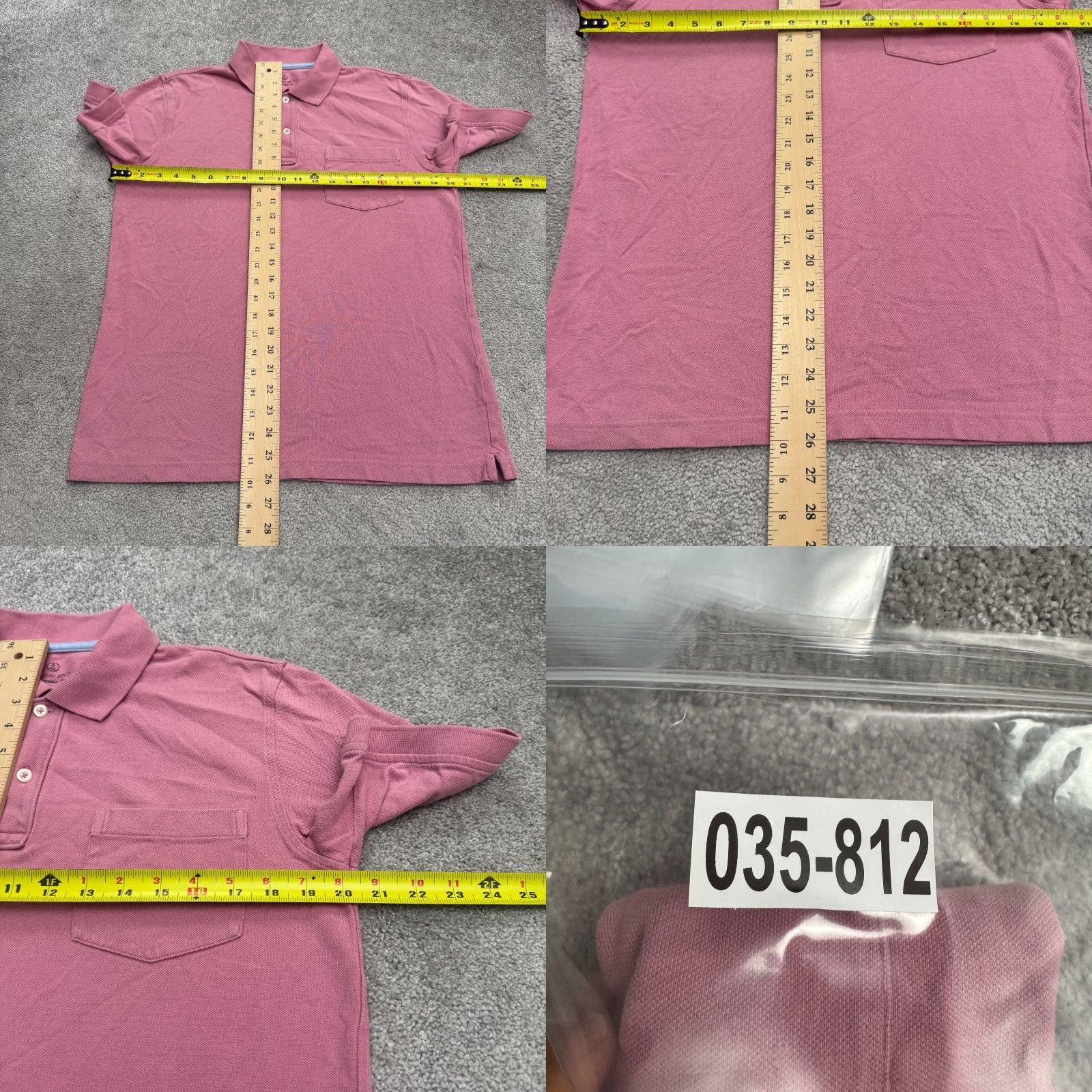 Lands' End VINTAGE Lands' End Polo Shirt Men's Small Pink Casual Short Sleeve Cotton Size US S / EU 44-46 / 1 - 8 Thumbnail