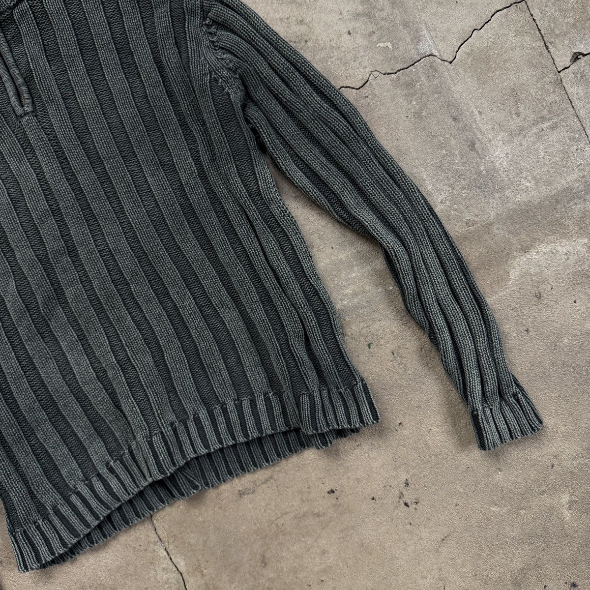 Japanese Brand Vintage Japanese Mantan Faded Stripe Sweater Size US L / EU 52-54 / 3 - 4 Thumbnail