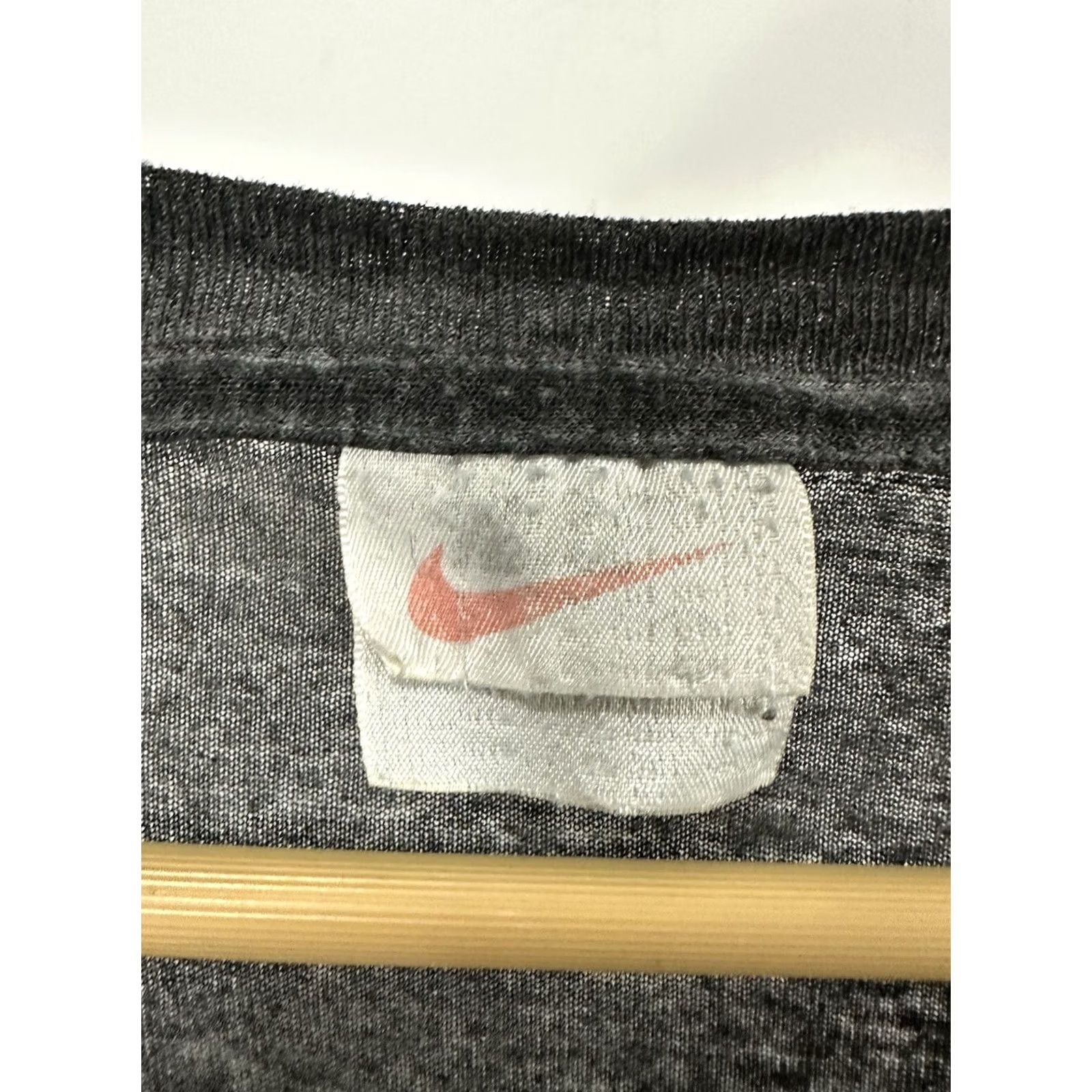 Nike VTG Nike T-Shirt XL Black Burnout WIP Paint Splatter Distressed Grunge WorkwearMens Size US XL / EU 56 / 4 - 3 Thumbnail