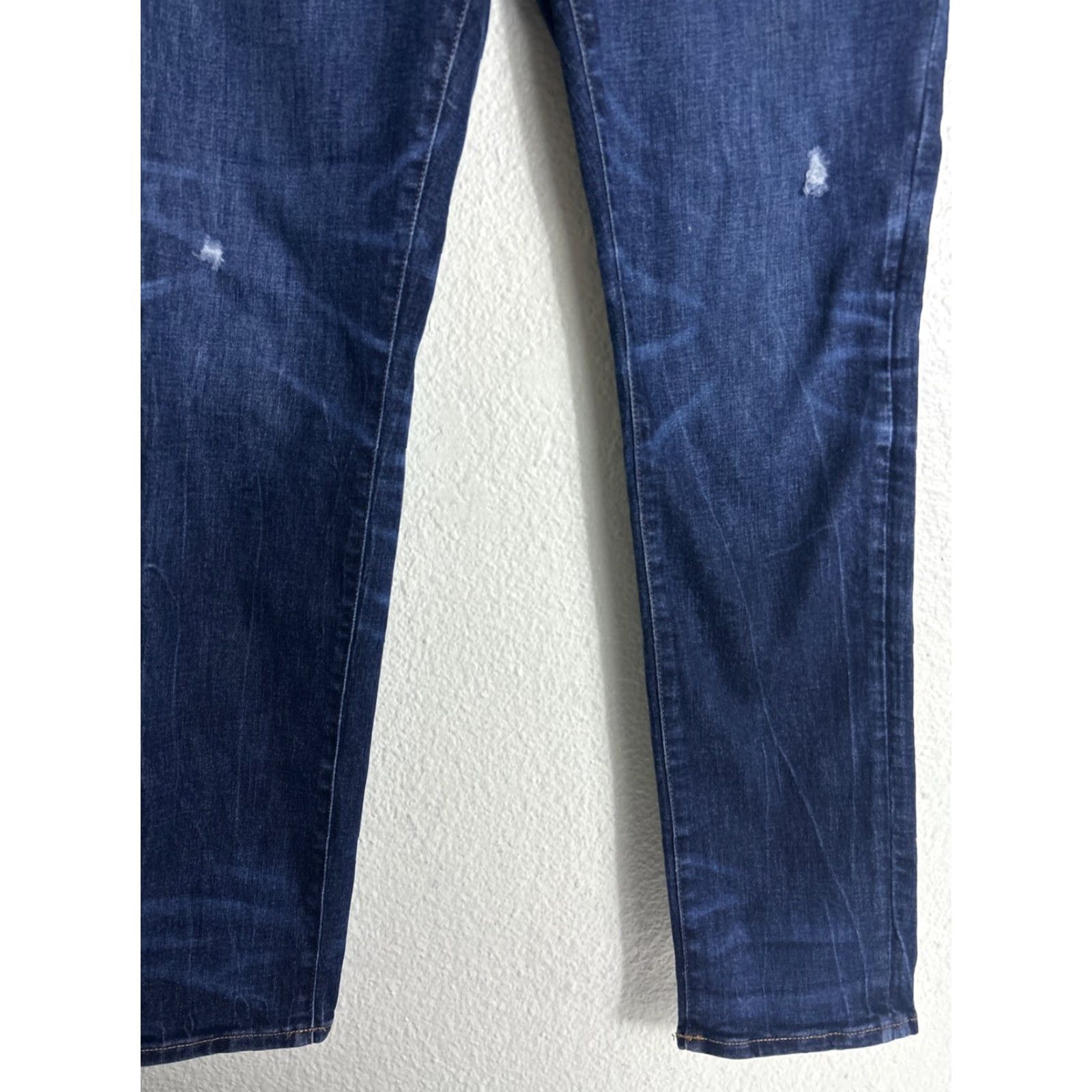 American Eagle Outfitters american eagle Next Level Airflex jeans Dark Wash Distressed Size 32x32 Skinny Size US 32 / EU 48 - 2 Thumbnail