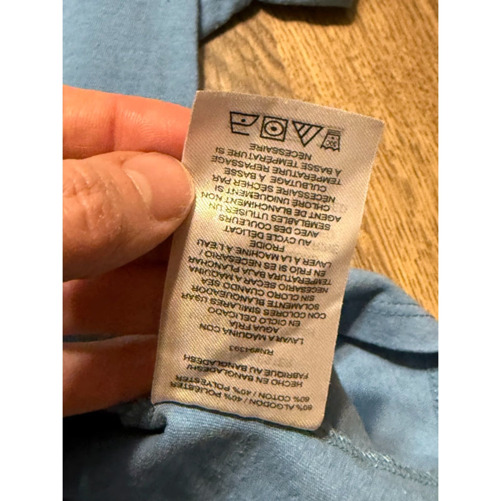 Vintage Heritage Charm Shirts Women's Size Medium Blue V-Neck "Keepin' It Rural" Tractor Womens Size M / US 6-8 / IT 42-44 - 6 Thumbnail