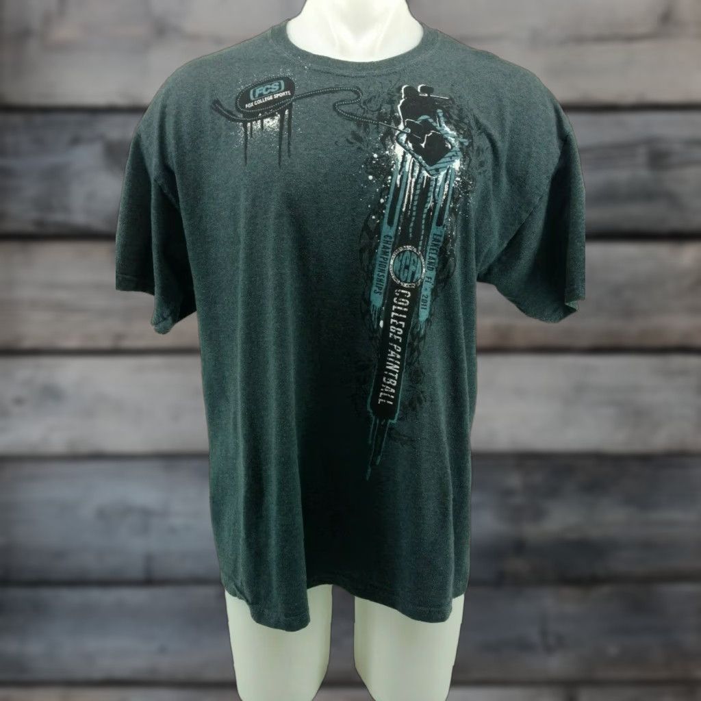 Vintage FCS NCPA 2011 Lakeland FL College Paintball Shirt Mens XL Blue Gray Shirt Mens XL Blue Gray College Paintball NCPA 2011 Lakeland FL Size US XL / EU 56 / 4 - 1 Thumbnail