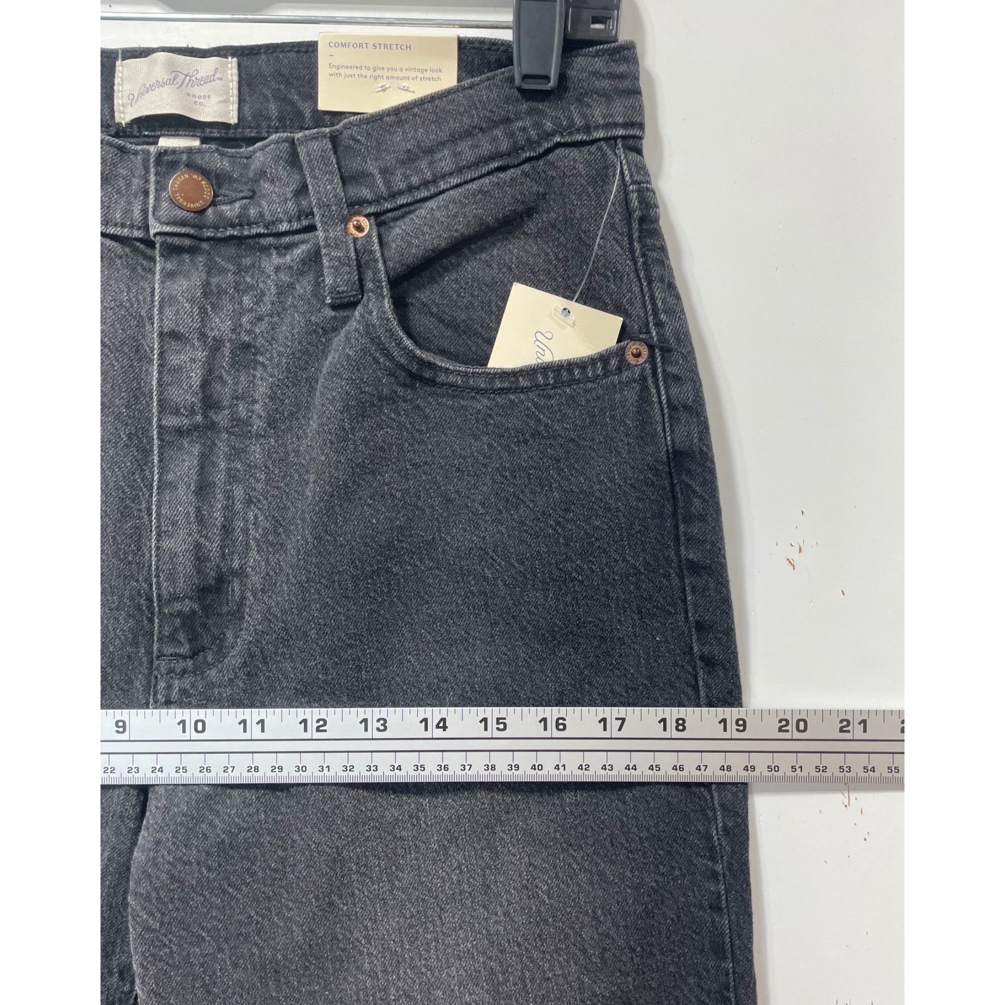 Other Universal Thread - Women's Confort Stretch Jeans - Black - 8 Size 30" / US 8 / IT 44 - 4 Thumbnail