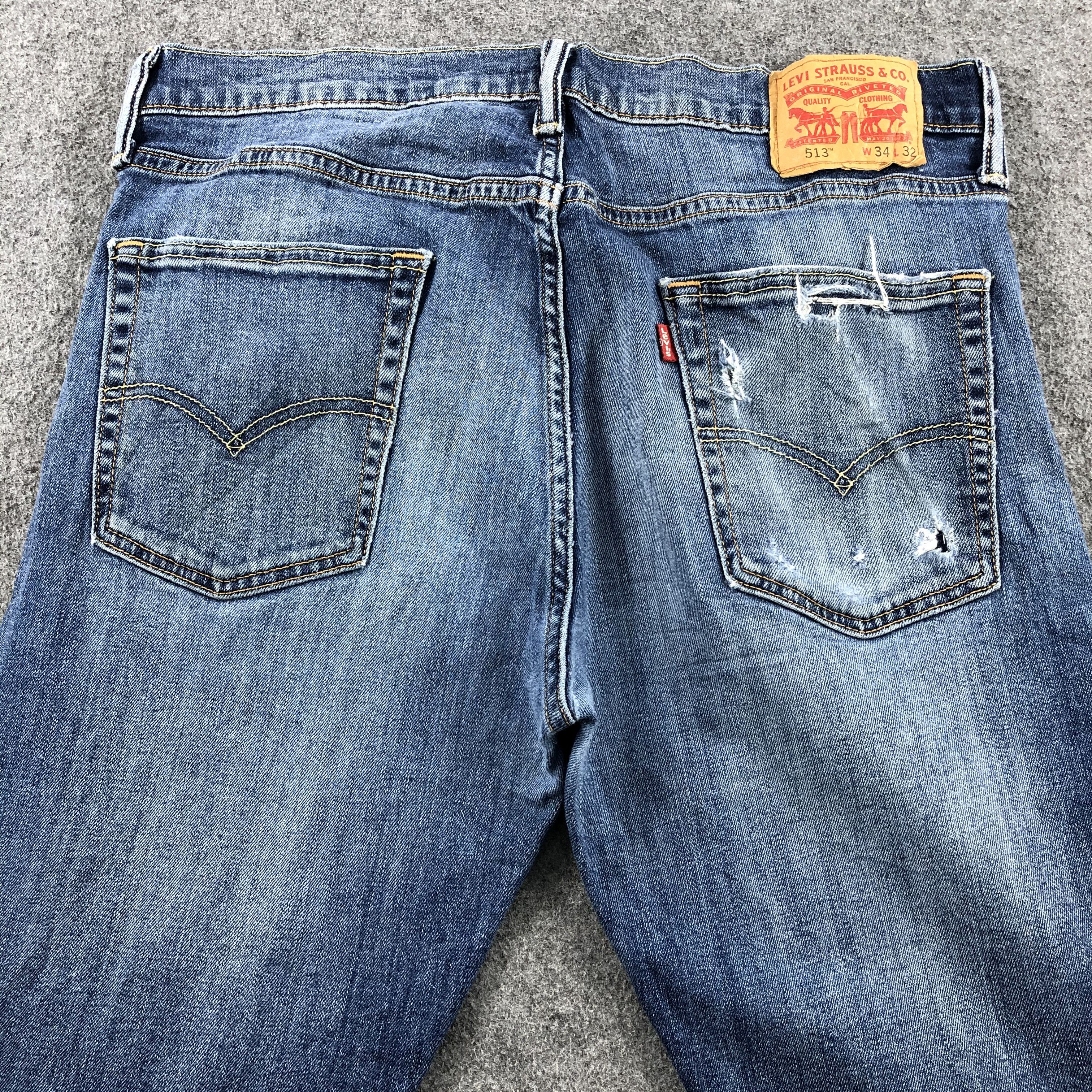 Levi's × Vintage Vintage Blue Wash Levis 513 Jeans-JM1826 Size US 36 / EU 52 - 4 Thumbnail