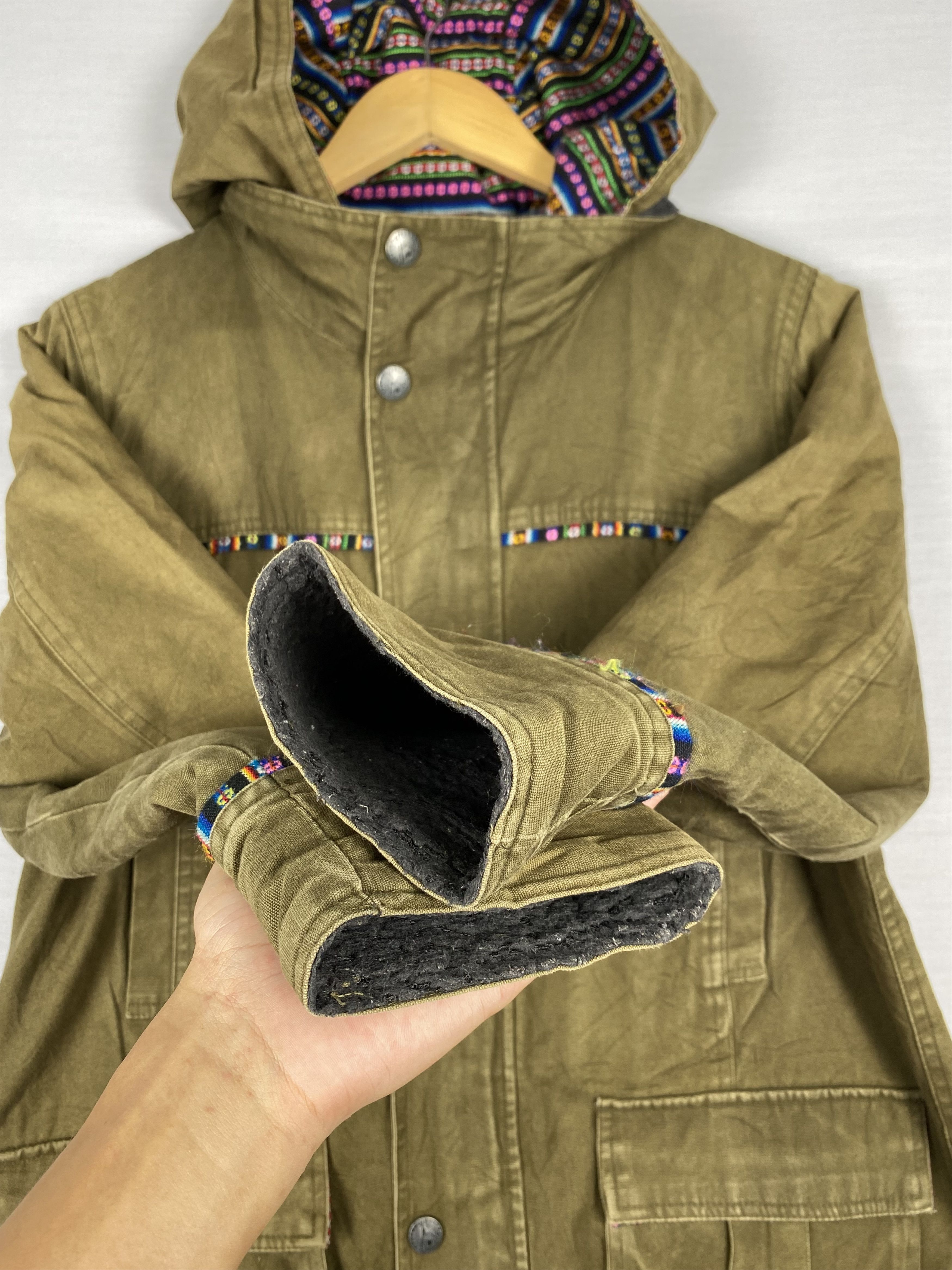 Japanese Brand Vintage Titicaca Hoodie Multi Pocket Tinder Trucker Jacket Size US M / EU 48-50 / 2 - 6 Thumbnail